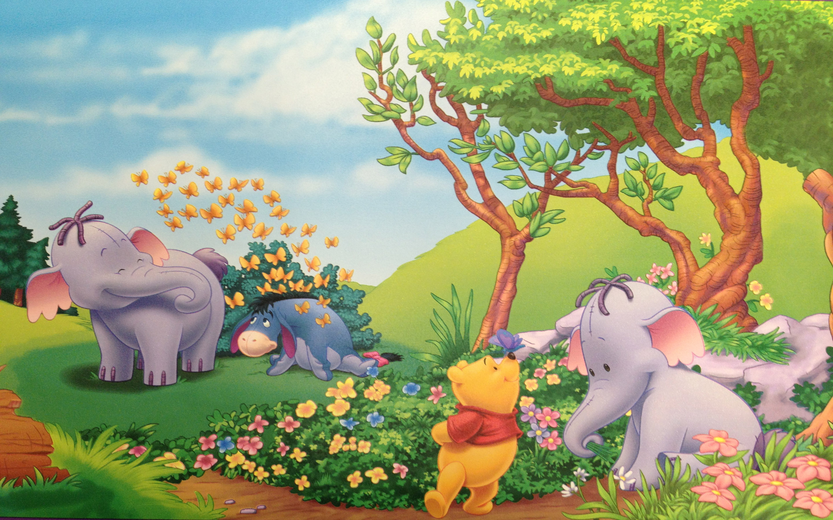 Winnie-the-Pooh and Heffalump, Eeyore (Winnie-the-Pooh) Wallpaper, 2880x1800 HD Desktop