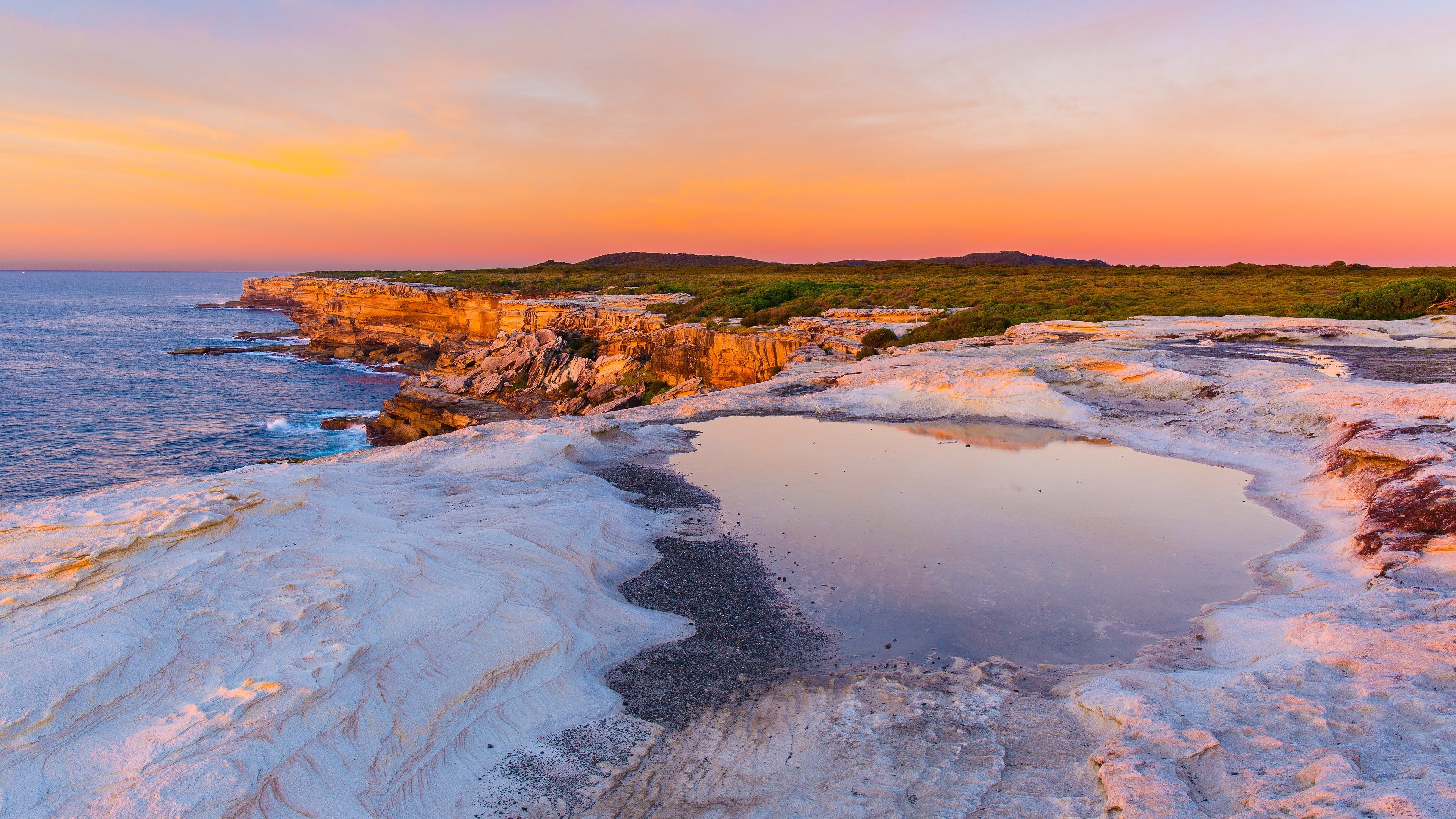 Micronesia, National parks, Botany Bay, New South Wales, 3840x2160 4K Desktop