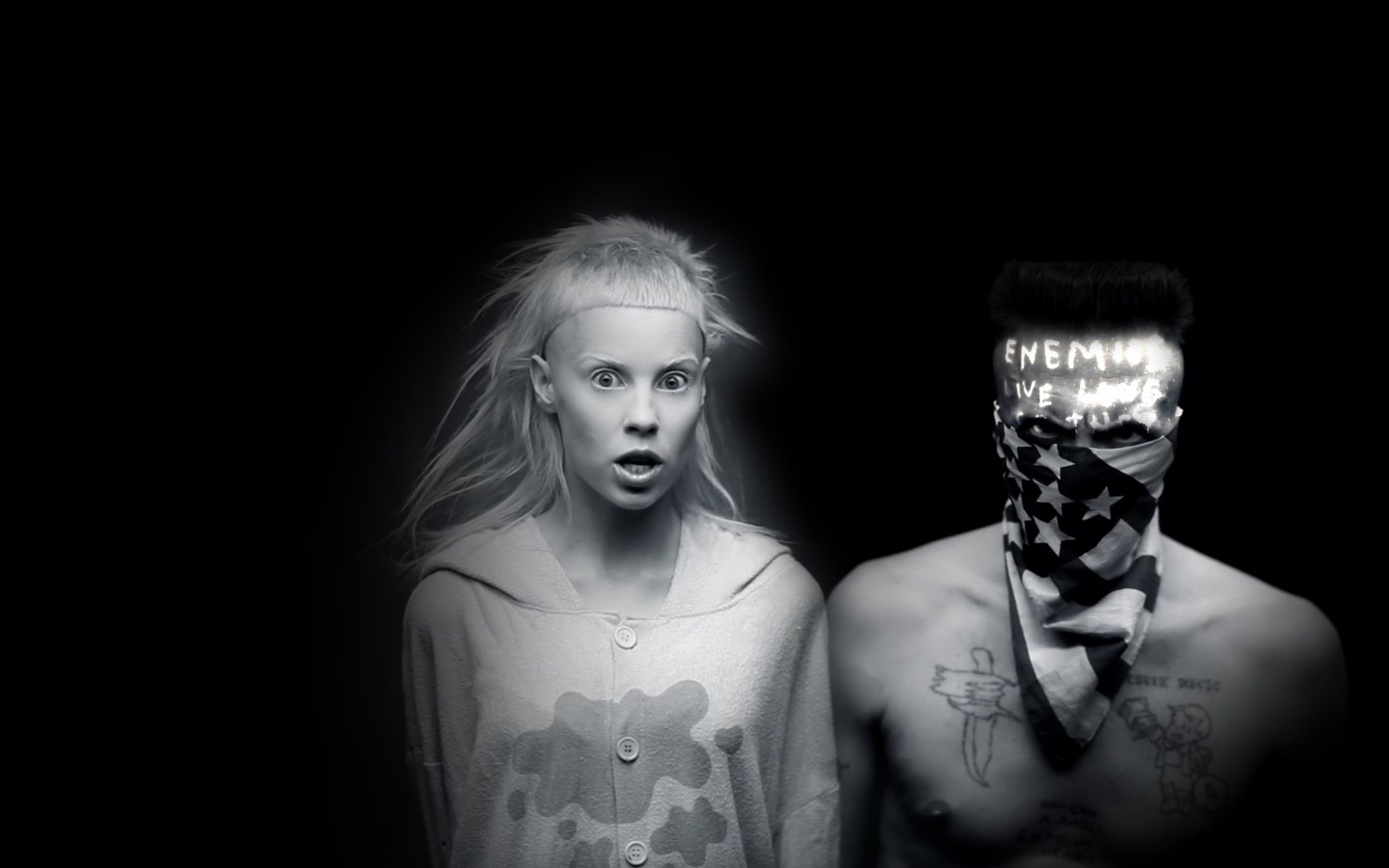 Die Antwoord music, High definition wallpapers, Energetic performances, Colorful backgrounds, 1920x1200 HD Desktop