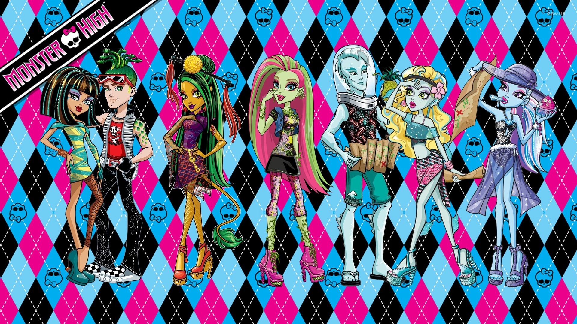 Monster High, Game wallpapers, Vibrant visuals, Playful atmosphere, 1920x1080 Full HD Desktop