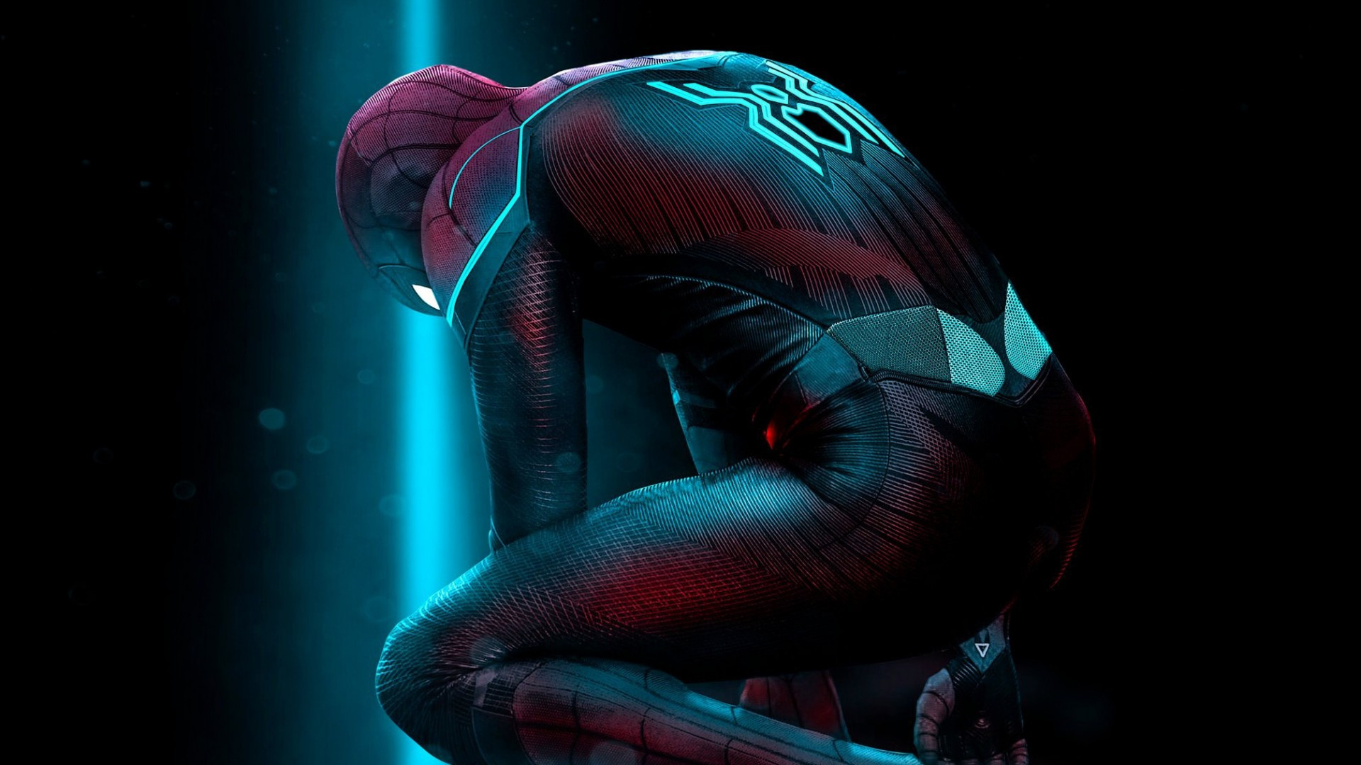 Spider Man: Far From Home bodysuit, Tom Holland wallpapers, Widescreen edition, 1920x1080 Full HD Desktop