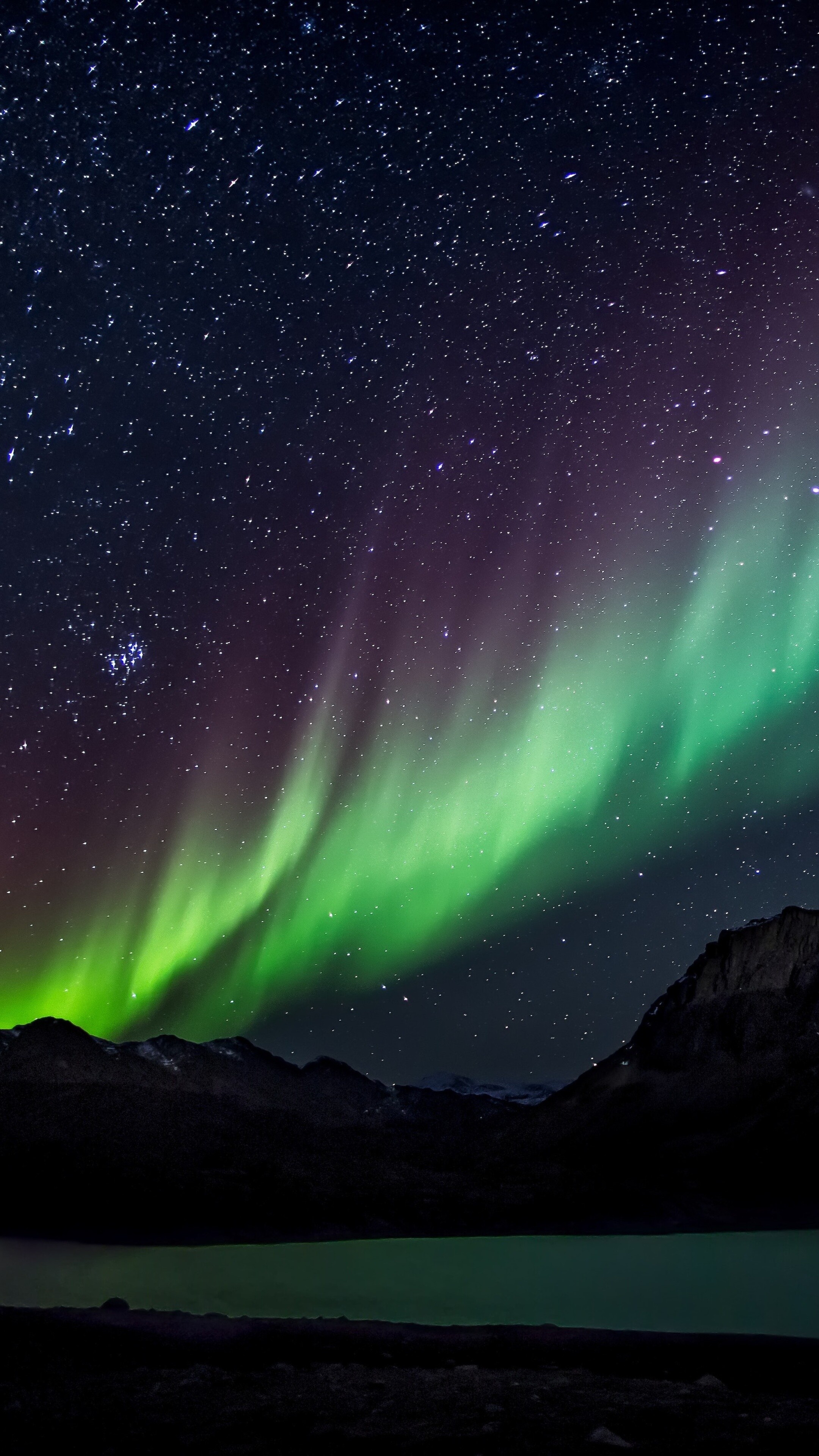 Aurora Borealis, Stunning beauty, HD wallpapers, Sony Xperia collection, 2160x3840 4K Phone