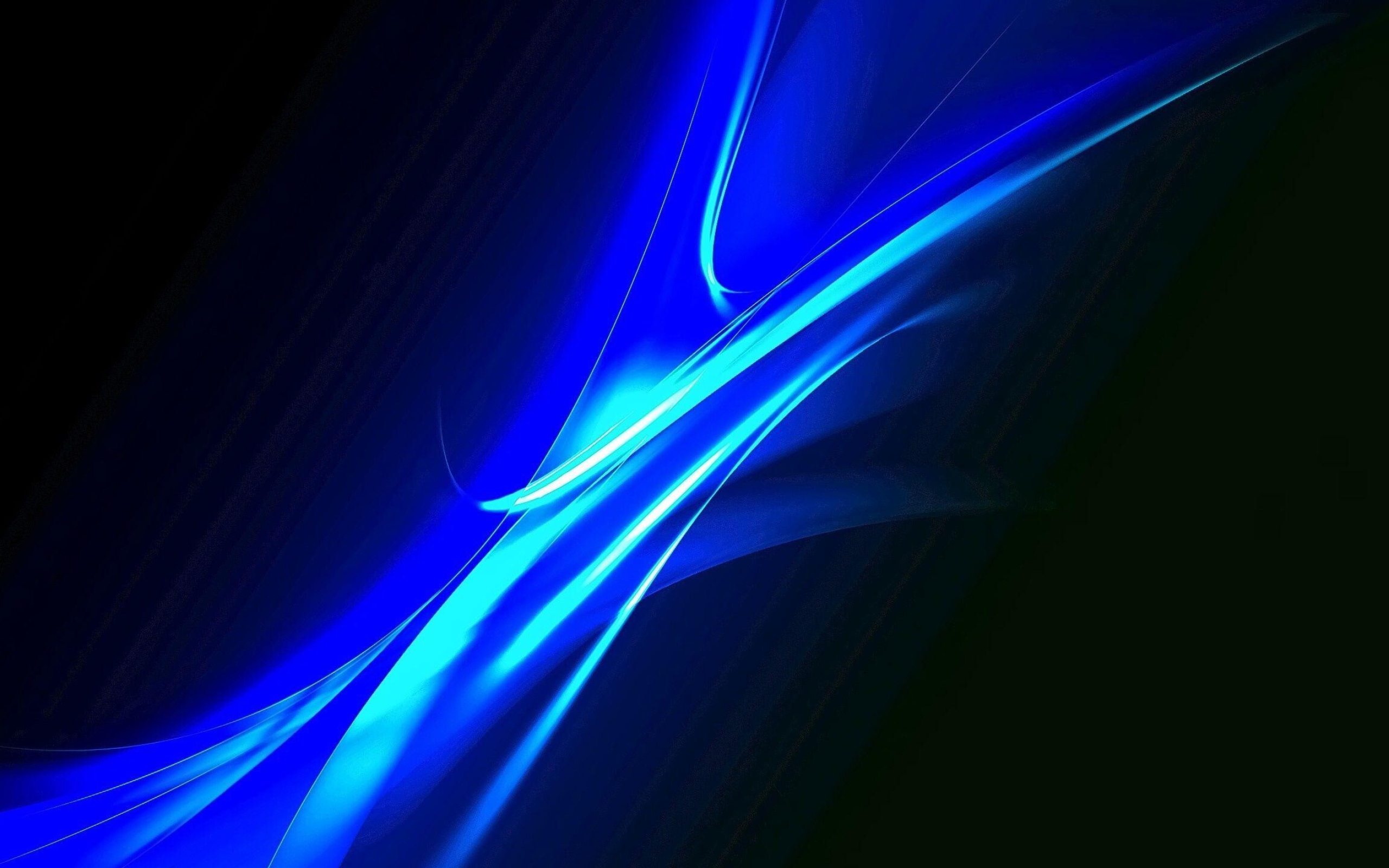 Blue neon allure, Soft glow, Tranquil radiance, Ethereal beauty, 2560x1600 HD Desktop