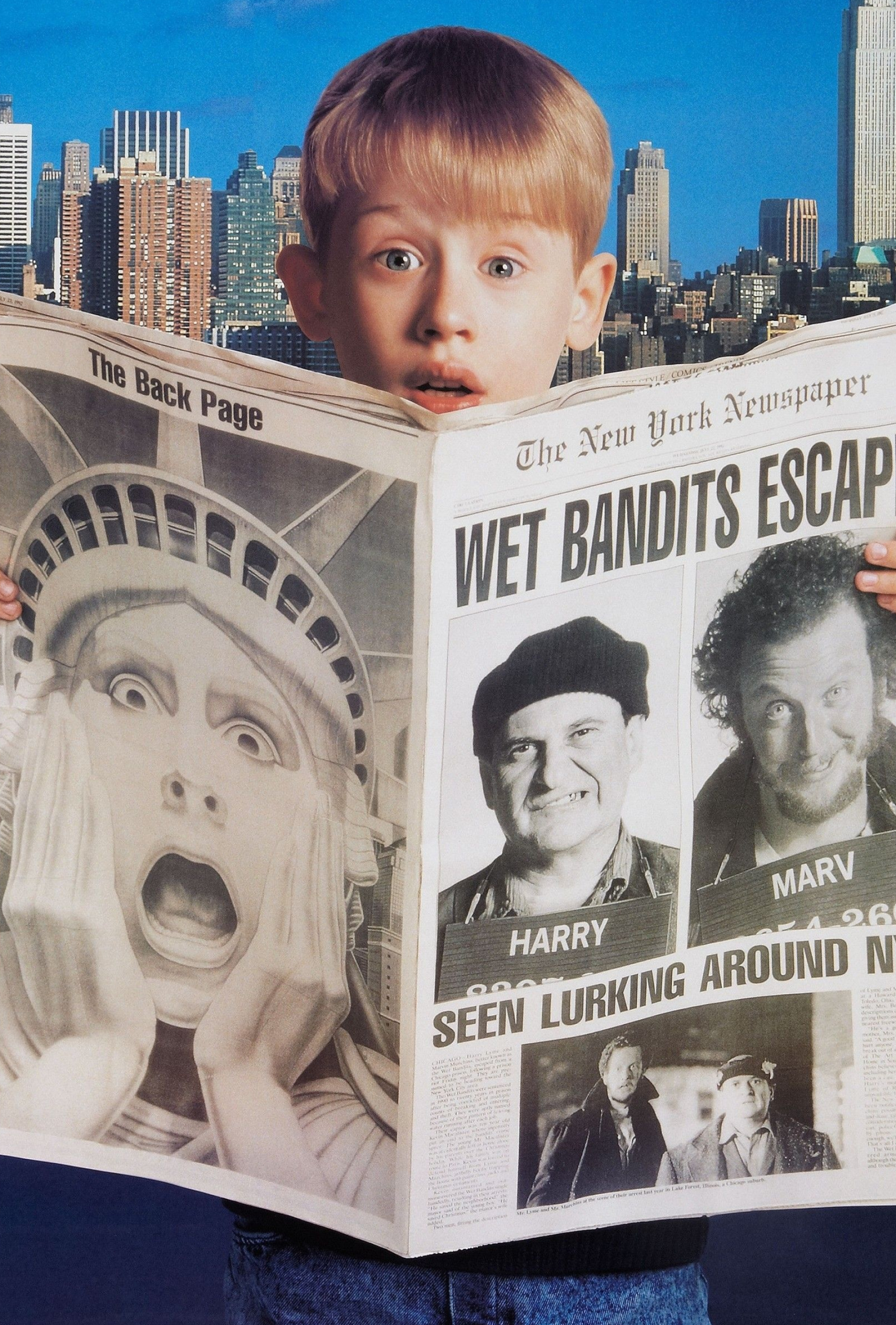 Home Alone 2, Heartwarming sequel, Big Apple adventure, New York City vibes, 2000x2960 HD Phone