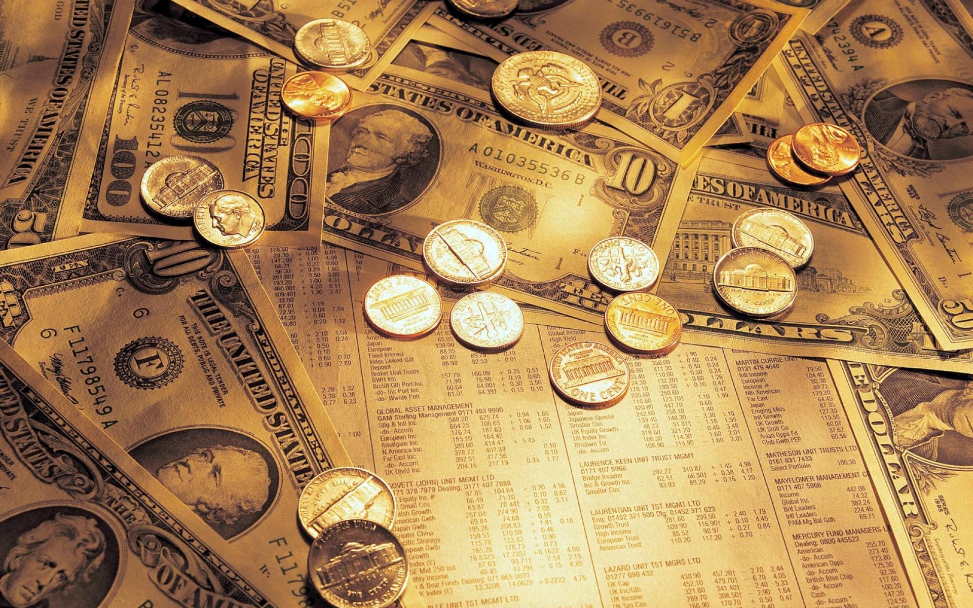 Banknotes and Coins, Money Wallpaper, 1920x1200 HD Desktop