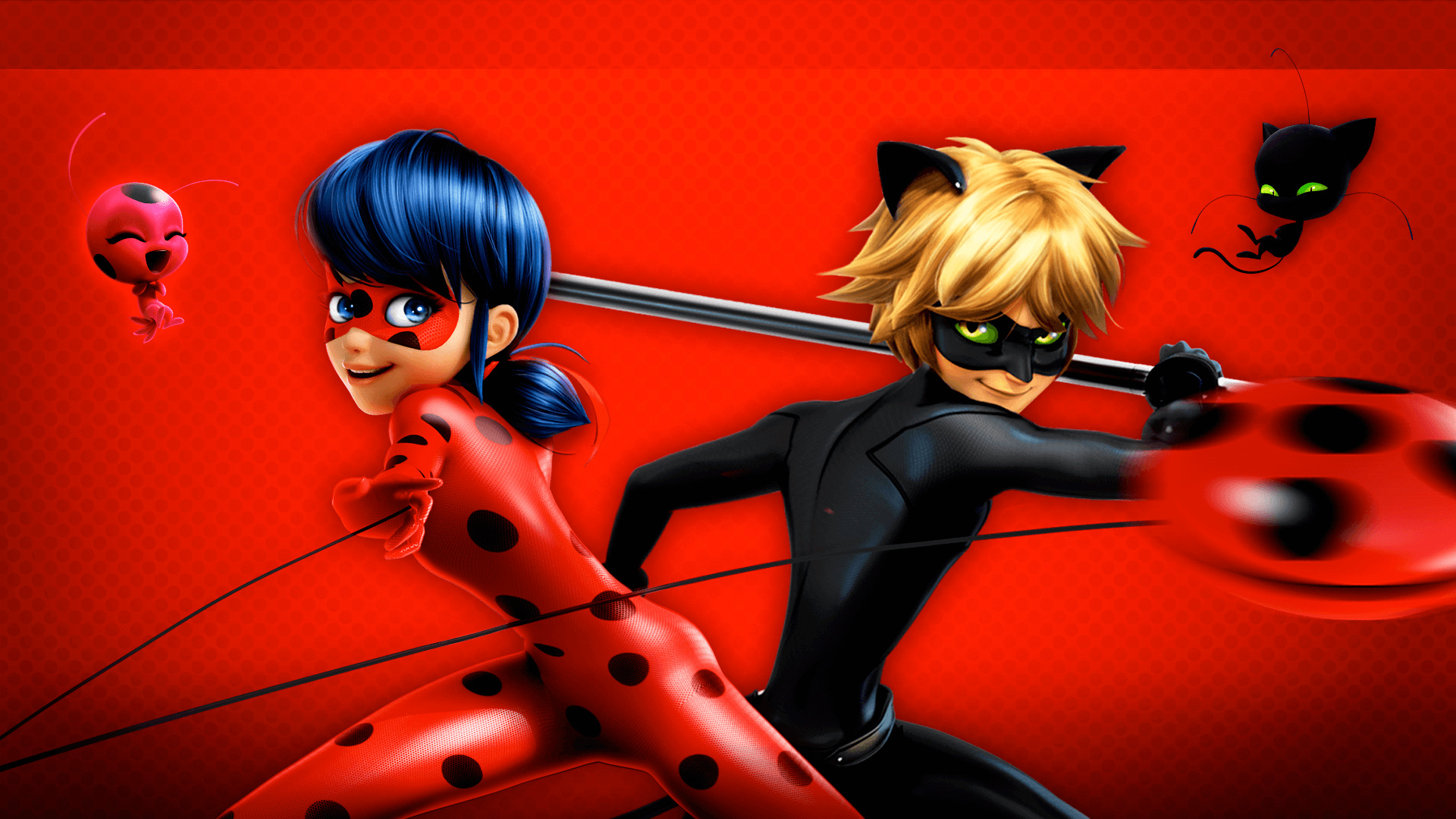 Tikki and Plagg, Ladybug and Cat Noir Wallpaper, 1920x1080 Full HD Desktop