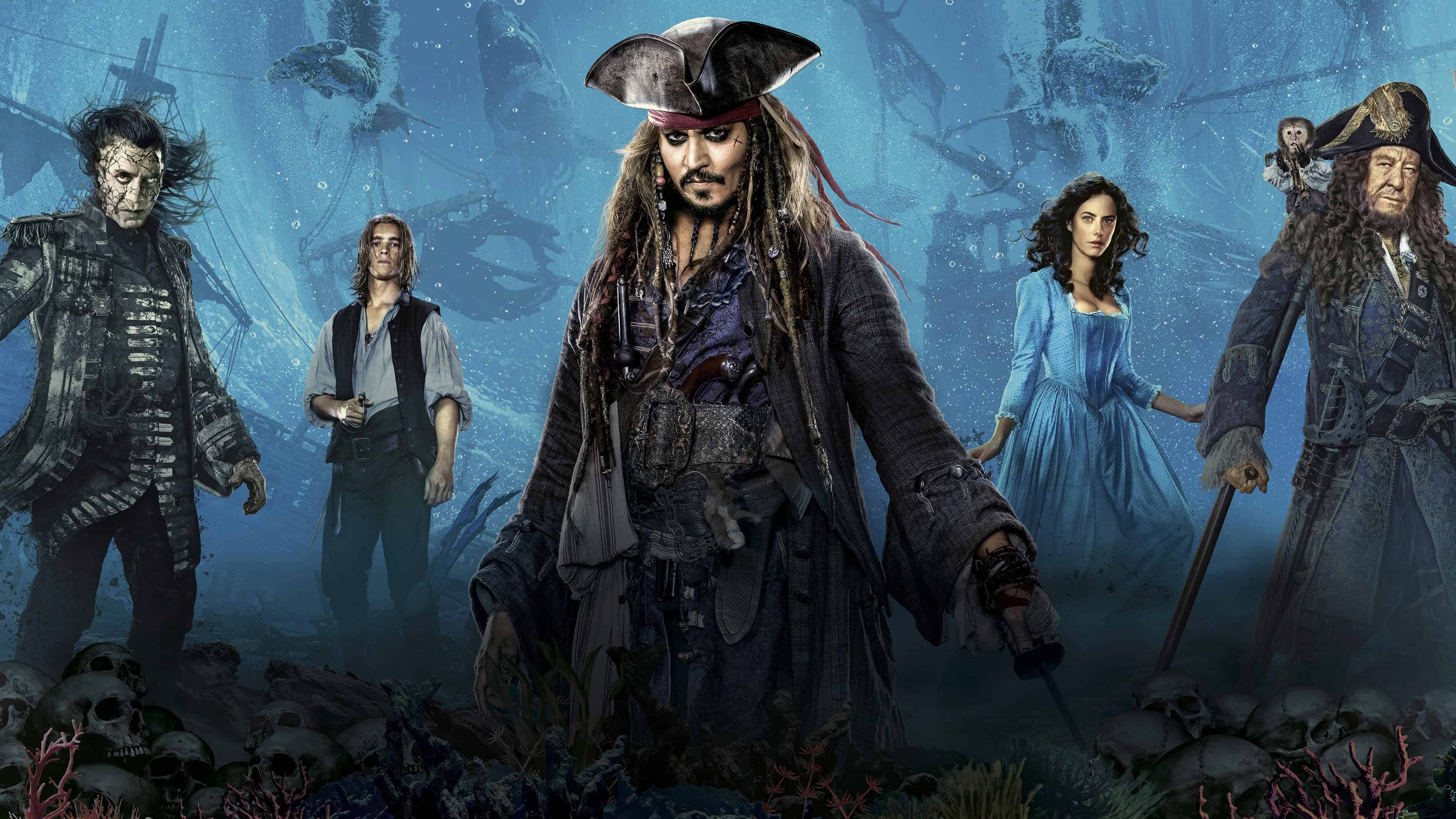 Dead Men Tell No Tales, Pirates of the Caribbean Wallpaper, 3840x2160 4K Desktop