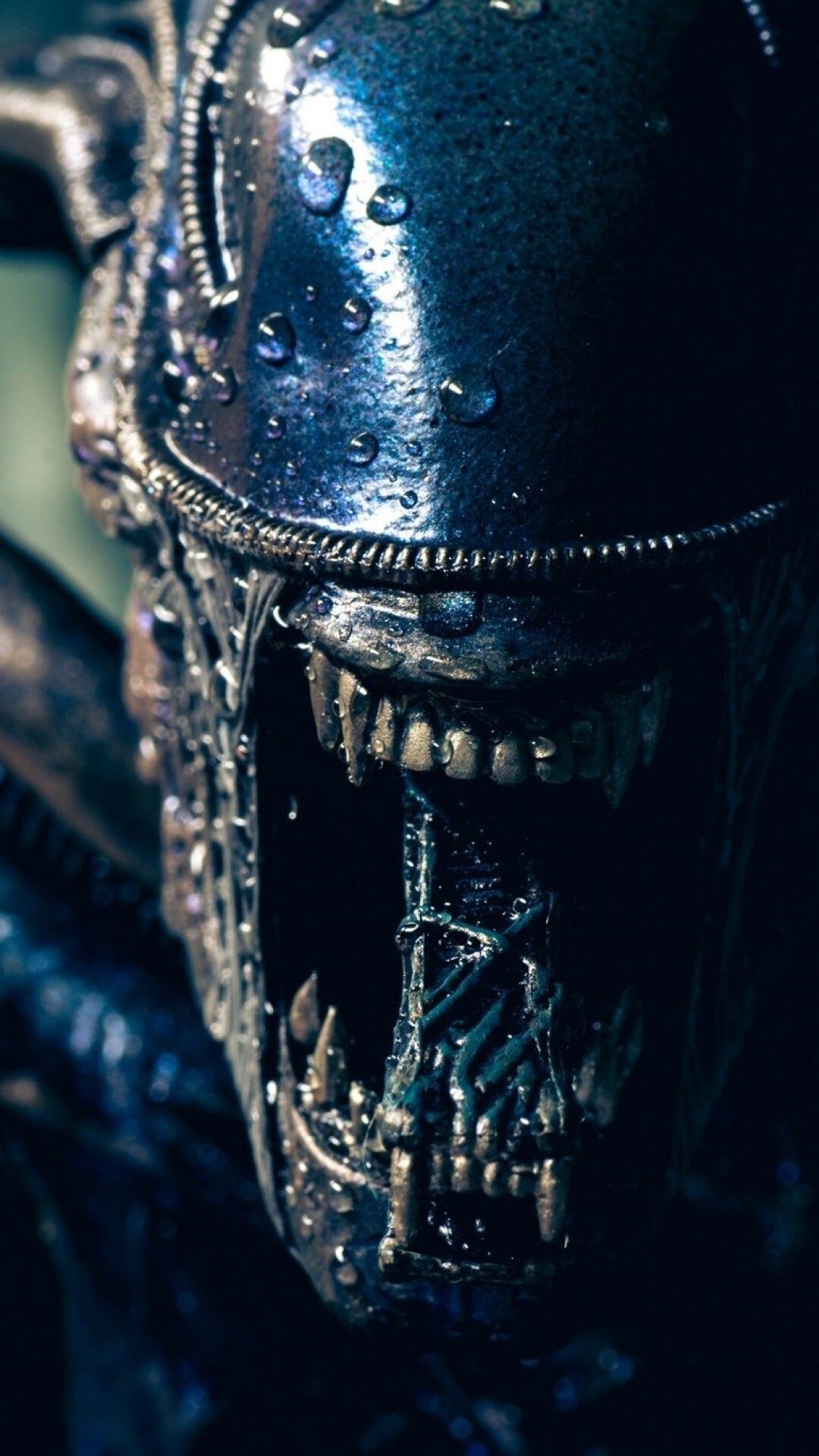 Alien's Jaws, H.R. Giger Wallpaper, 1080x1920 Full HD Phone