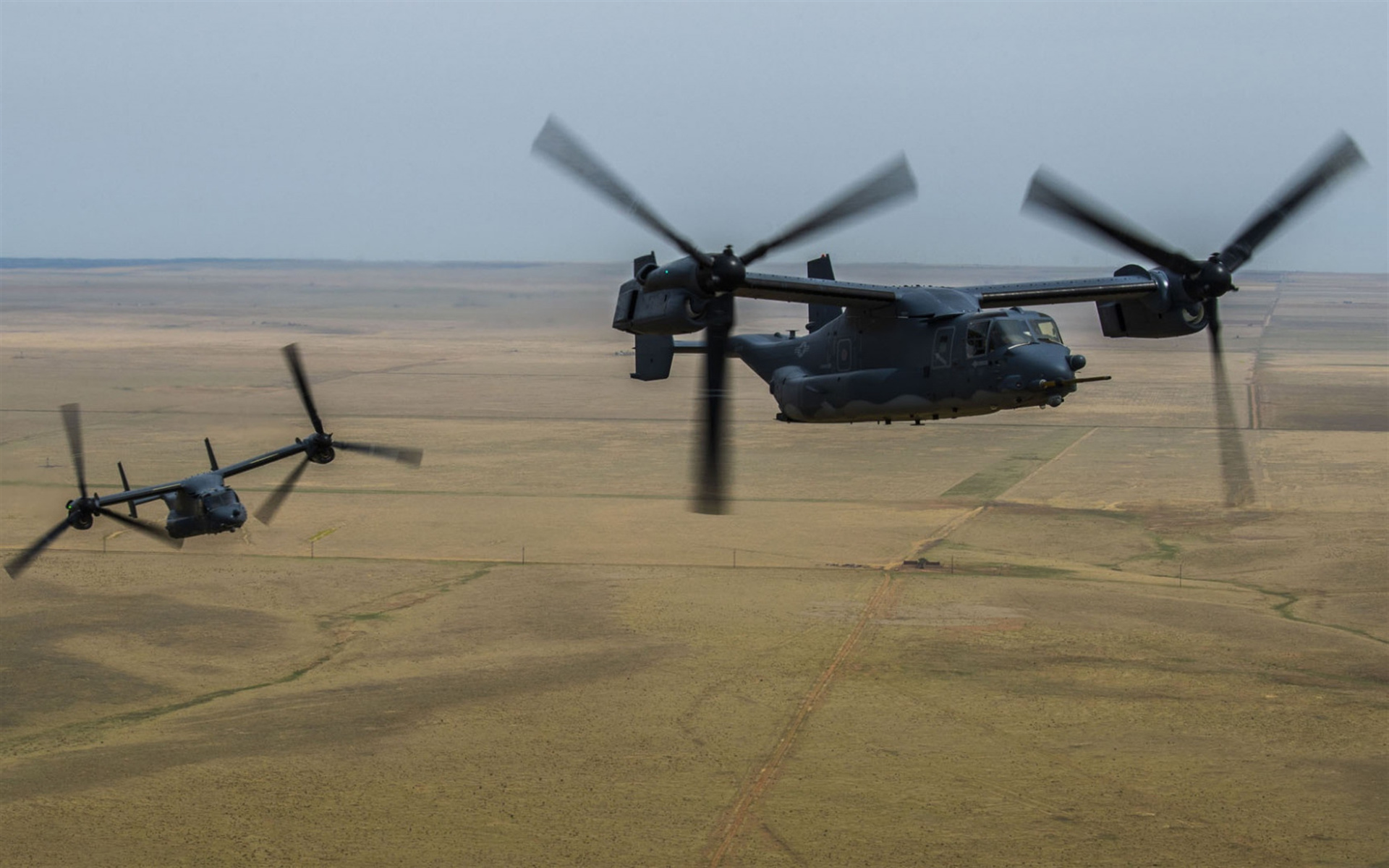 V-22 Osprey, American tiltrotor aircraft, Military strength, High-quality wallpapers, 1920x1200 HD Desktop