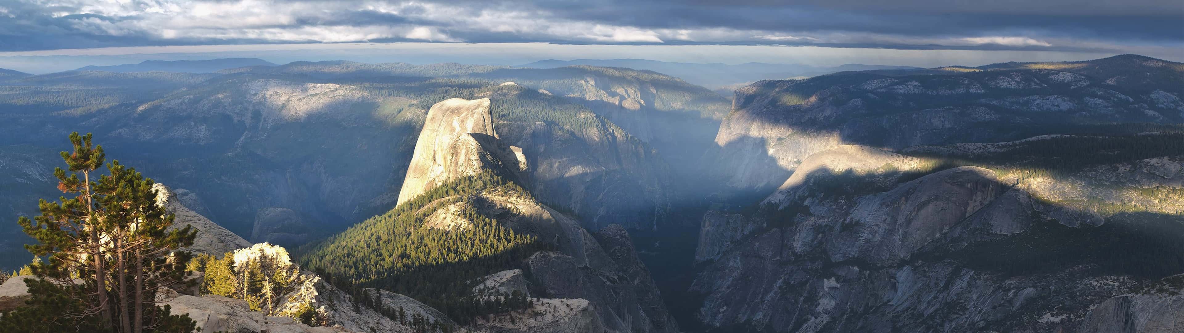 Yosemite, Dual Monitor Wallpaper, 3840x1080 Dual Screen Desktop