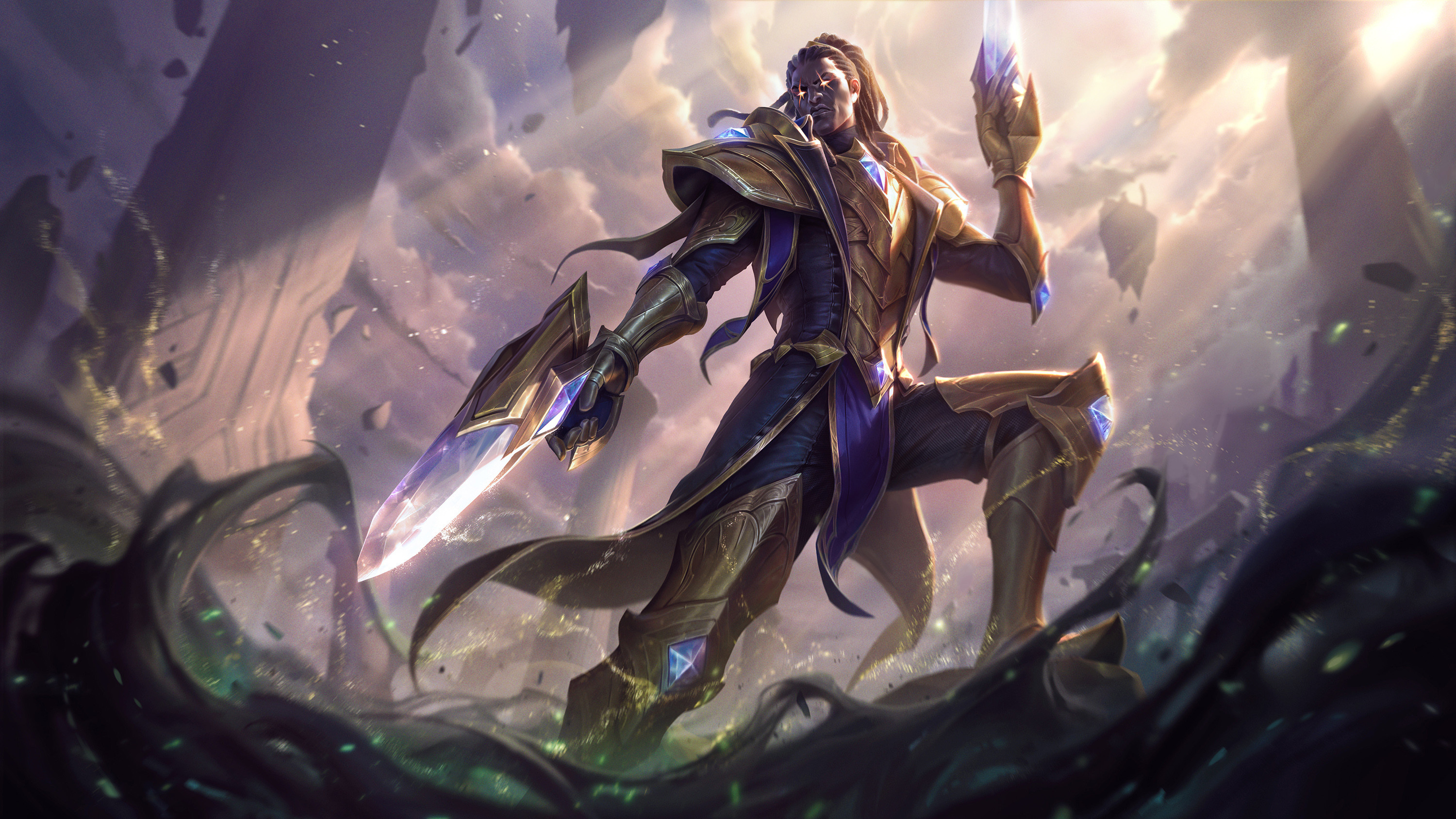 Lucian, League of Legends wallpapers, 3000x1690 HD Desktop