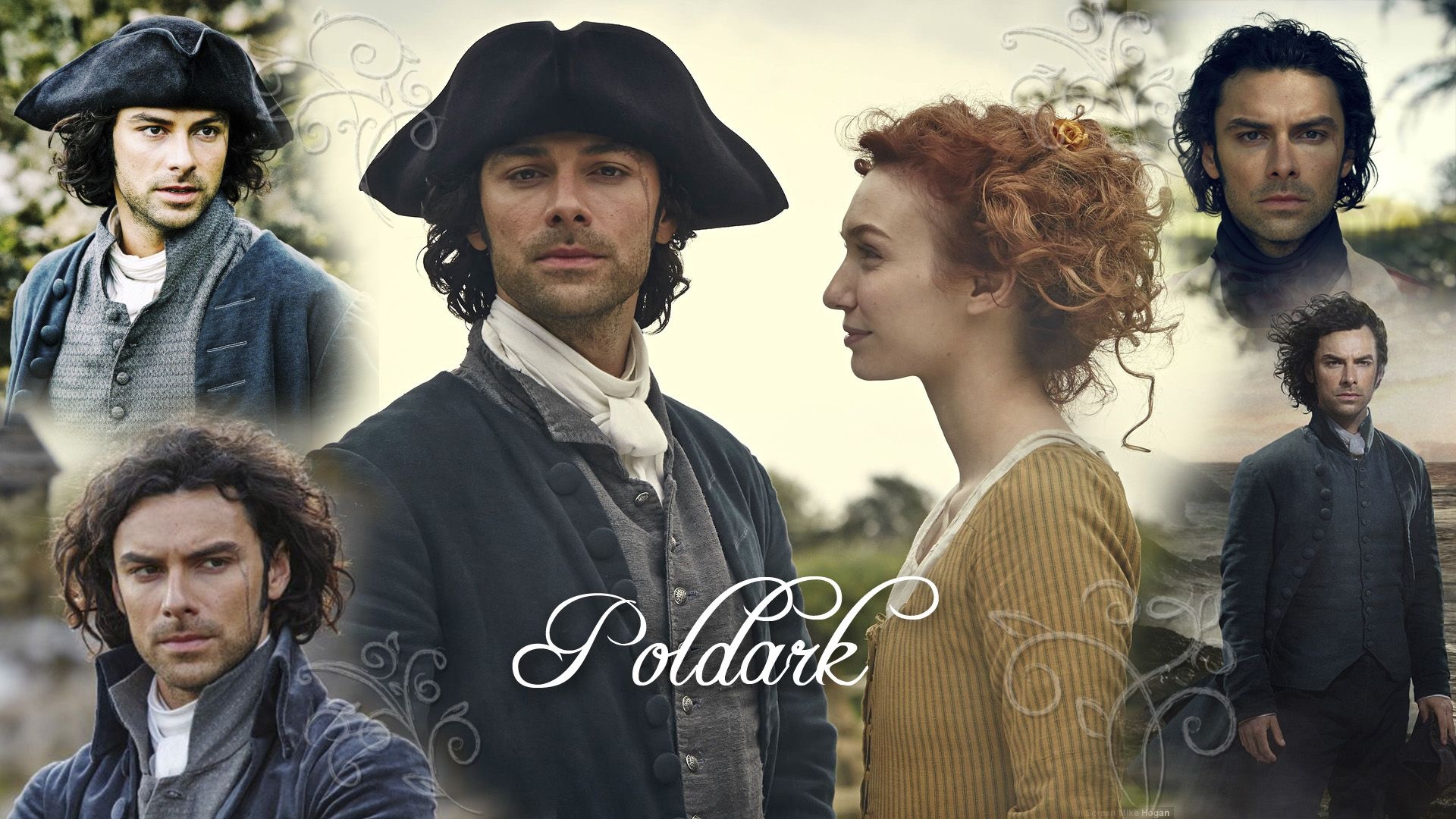 Eleanor Tomlinson, Movies, Poldark season 1, Ross and Demelza, 1920x1080 Full HD Desktop