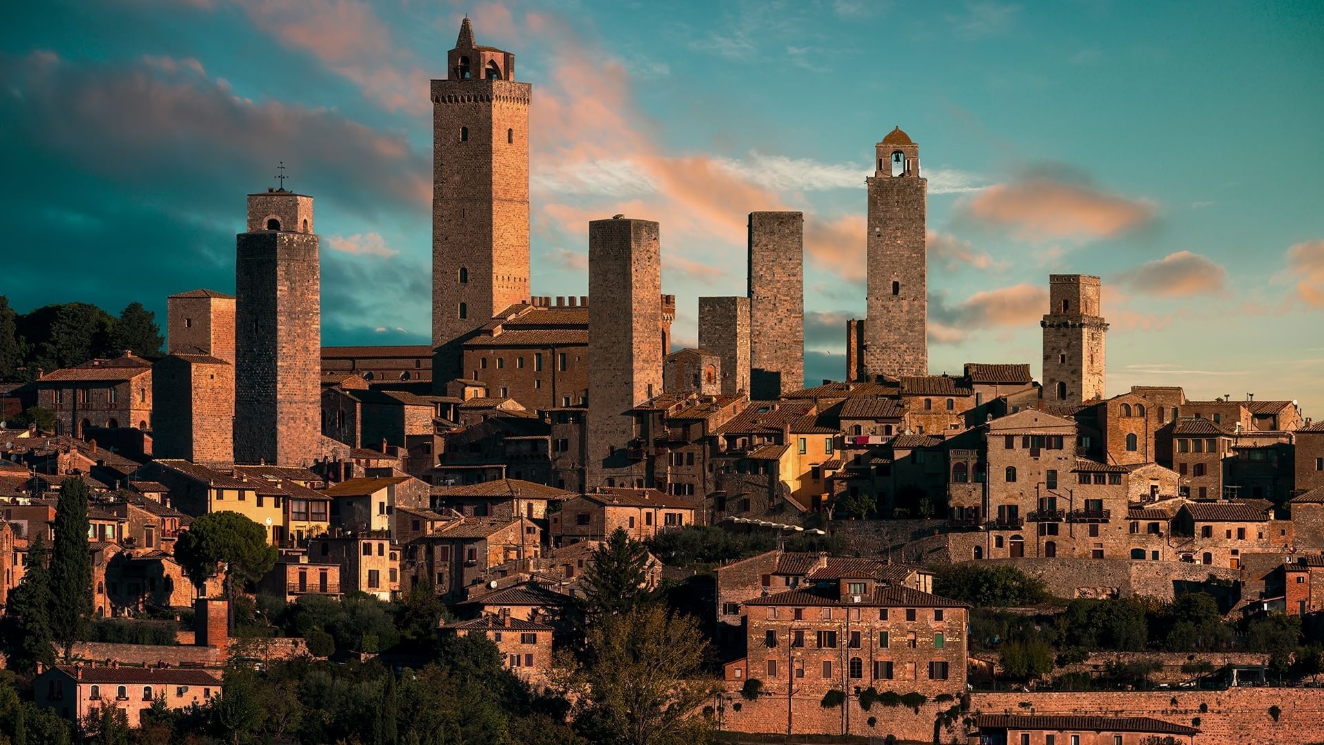 San Gimignano, Leap year getaway, Weekend escape, February discovery, 1920x1080 Full HD Desktop