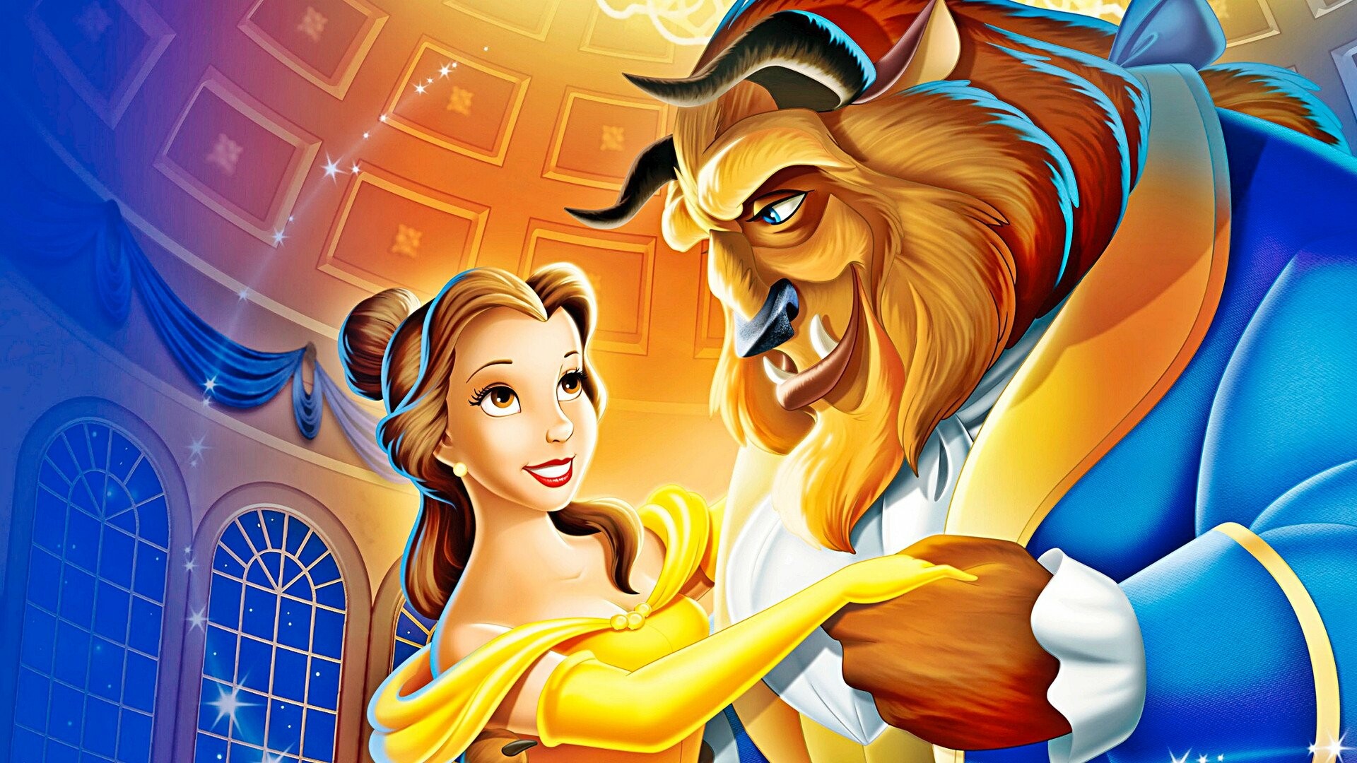 Beauty and the Beast animation, Beast HD wallpapers, Fierce and loyal, Powerful presence, 1920x1080 Full HD Desktop