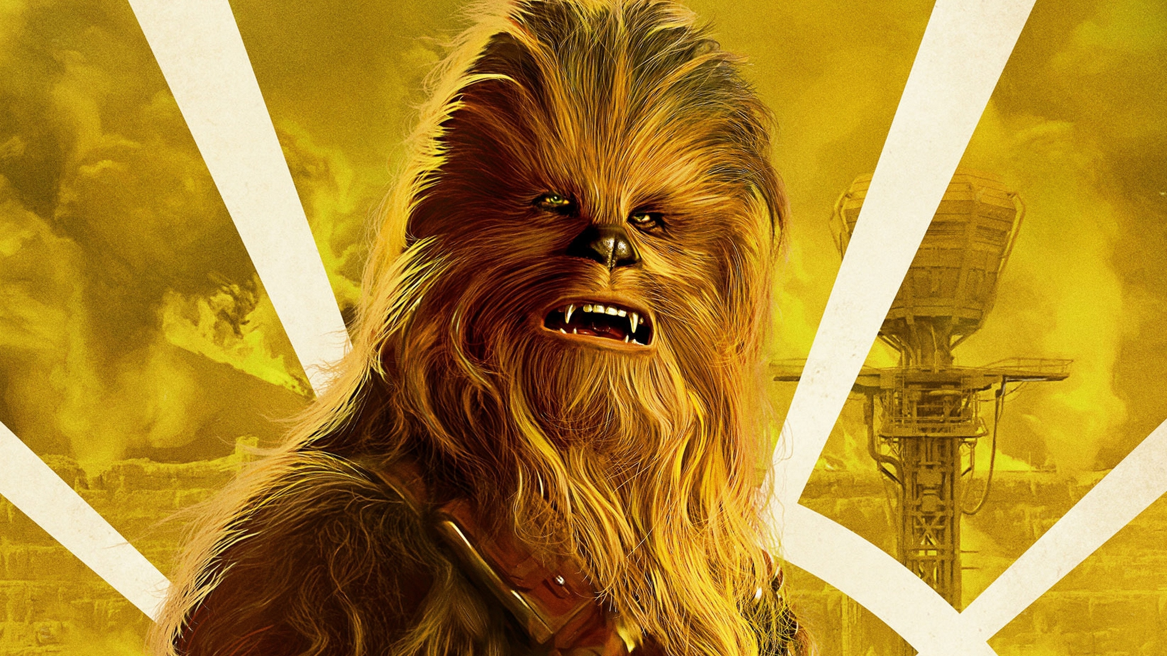 Chewie, Chewbacca Wallpaper, 3840x2160 4K Desktop