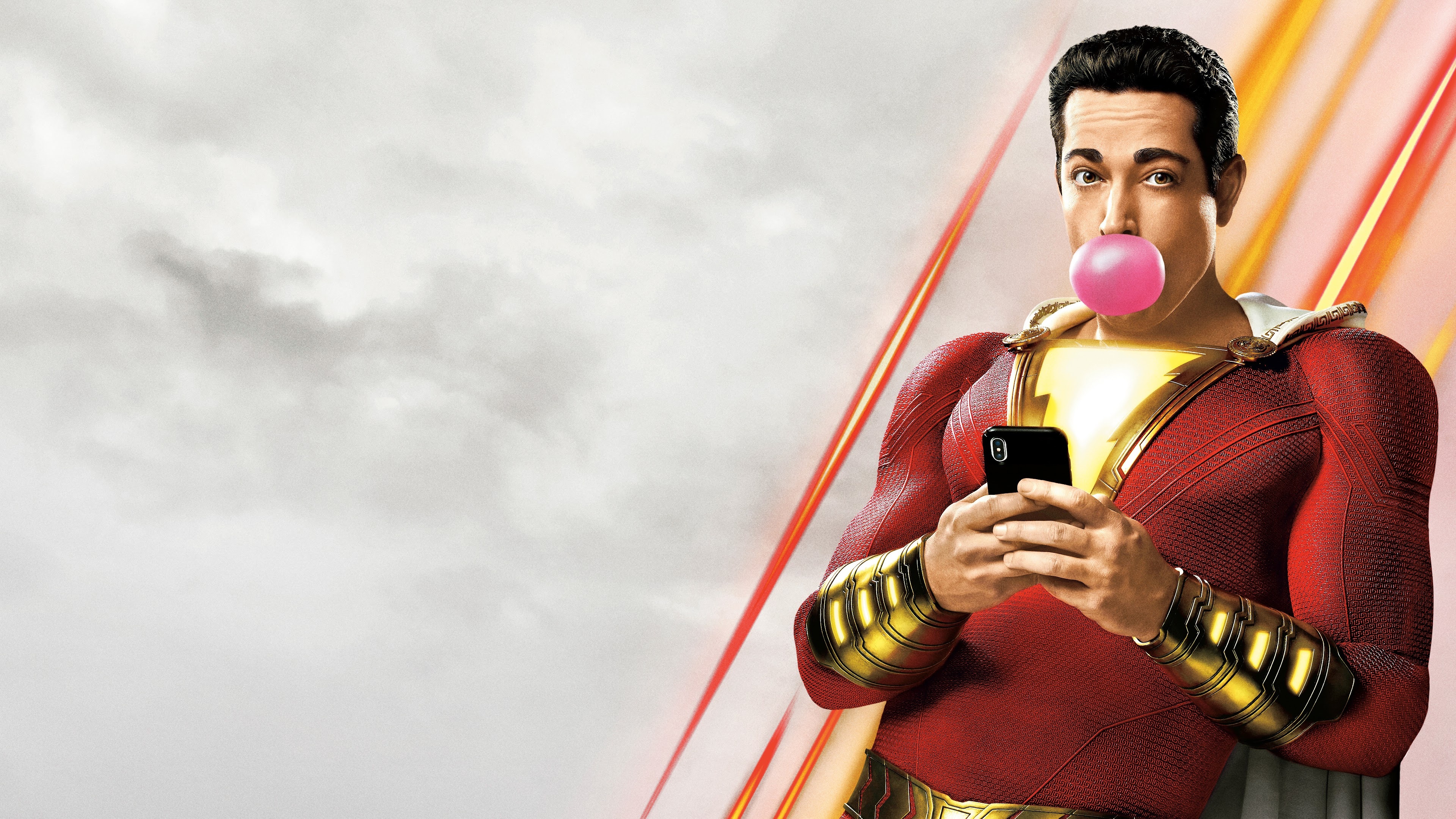 Shazam Movie, PC desktop wallpaper, 4K download, Superhero flick, 3840x2160 4K Desktop