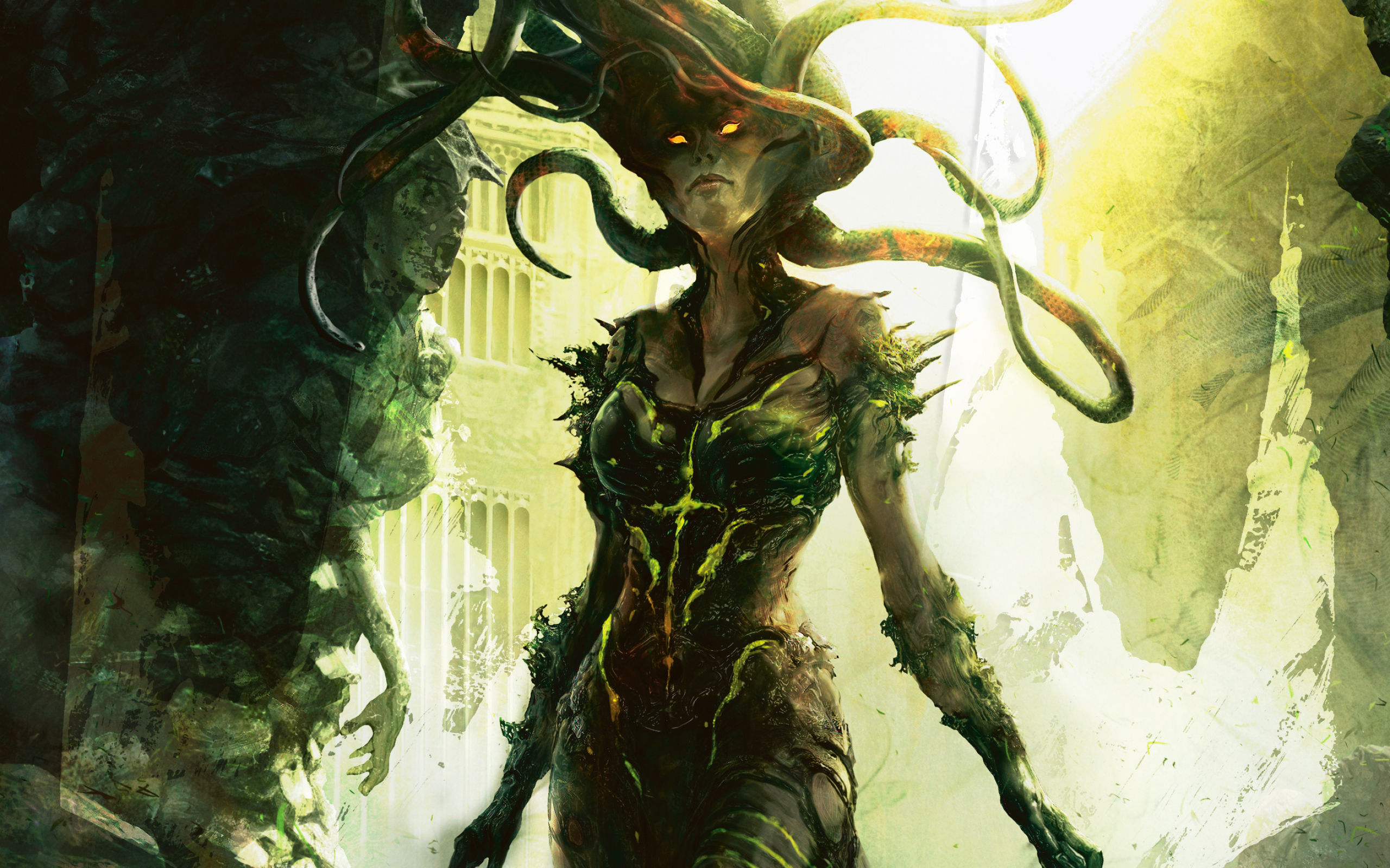 Vraska the Unseen, Magic: The Gathering Wallpaper, 2560x1600 HD Desktop