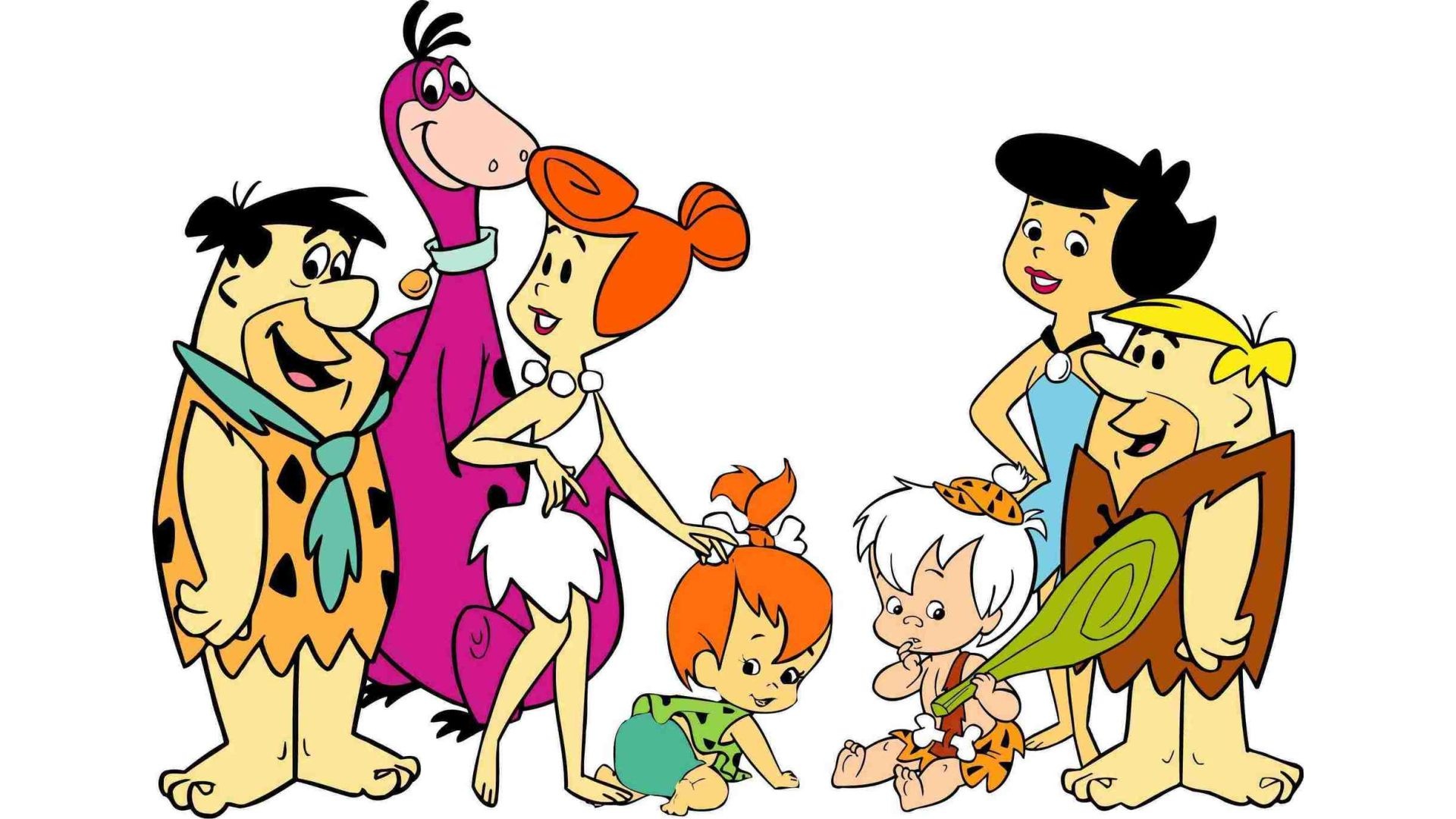 The Flintstones, Classic cartoon wallpaper, Stone Age, Animated, 1920x1080 Full HD Desktop