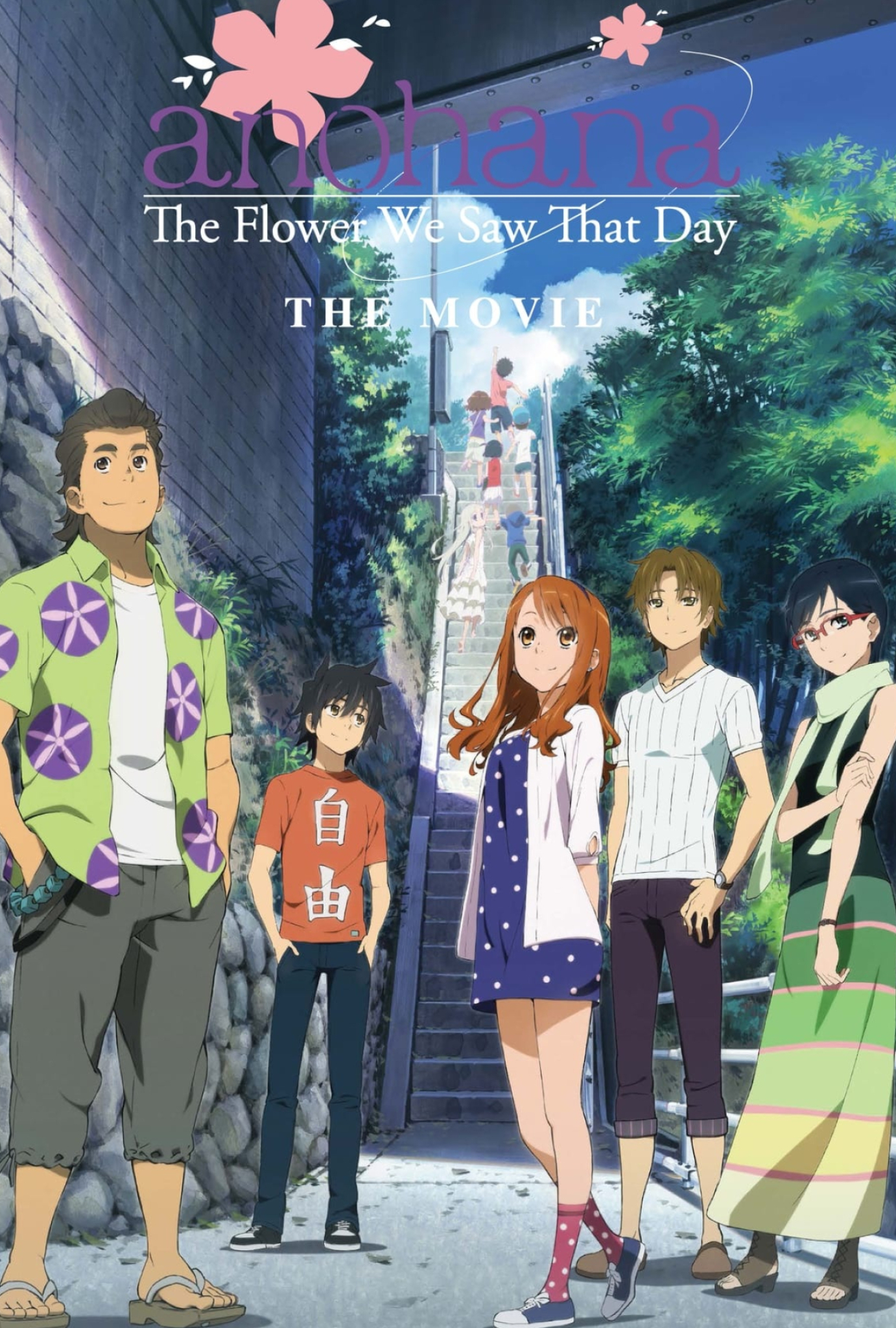 Anohana: The Flower We Saw That Day, New movie announcement, 10-year broadcast, Anime series, 1390x2050 HD Phone