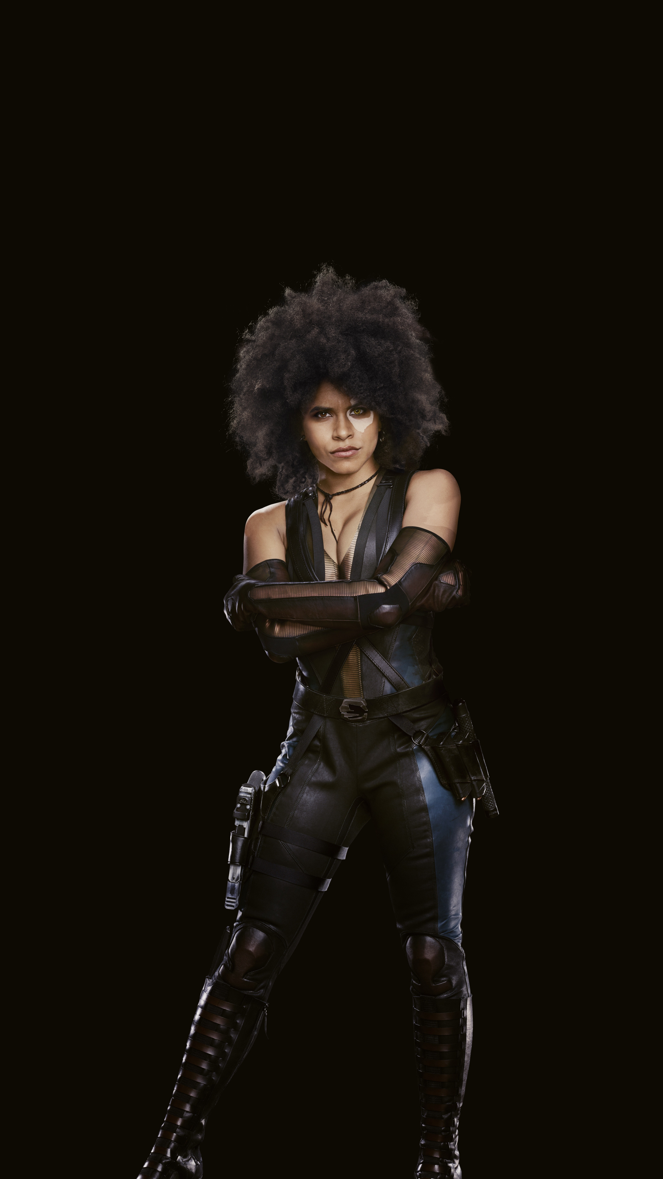 Deadpool 2, Movies, Domino, Zazie Beetz, 2160x3840 4K Phone