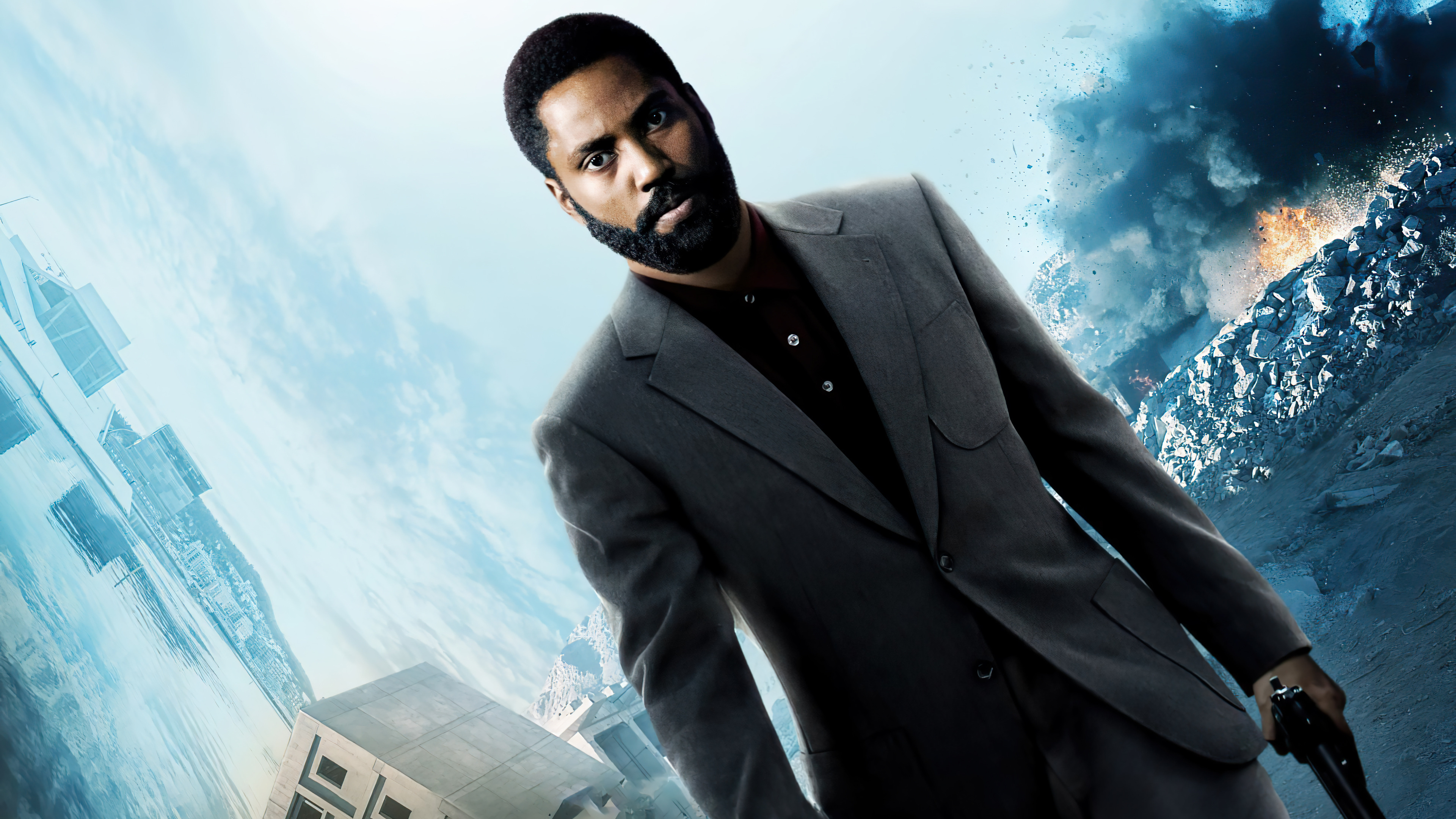 John David Washington, Tenet, Ultra HD, Background image, 3840x2160 4K Desktop