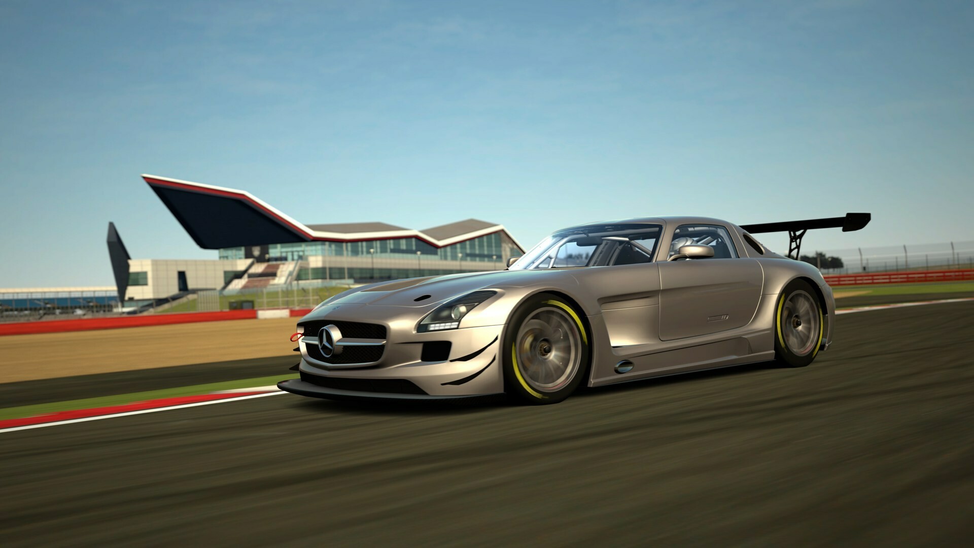 SLS AMG GT3, Gran Turismo 7 Wallpaper, 1920x1080 Full HD Desktop