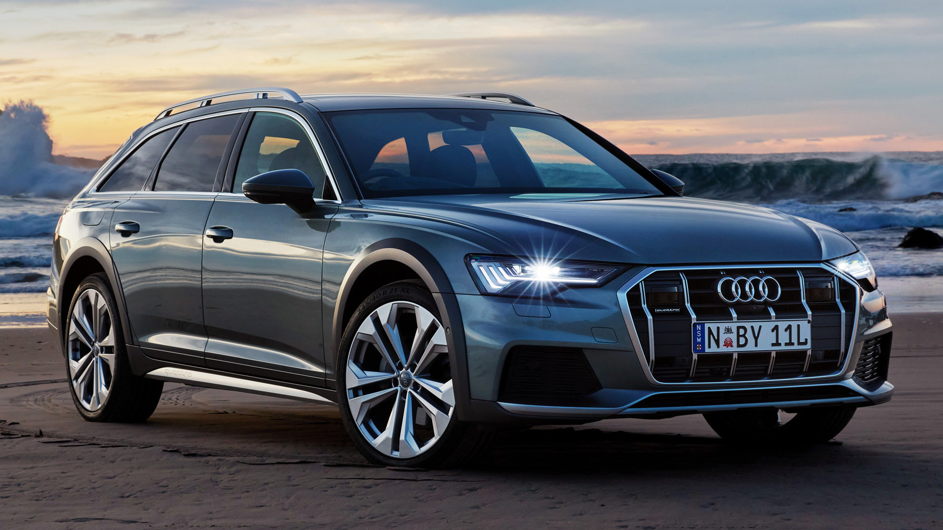 2020 Restyling, Audi A6 Allroad Wallpaper, 1920x1080 Full HD Desktop