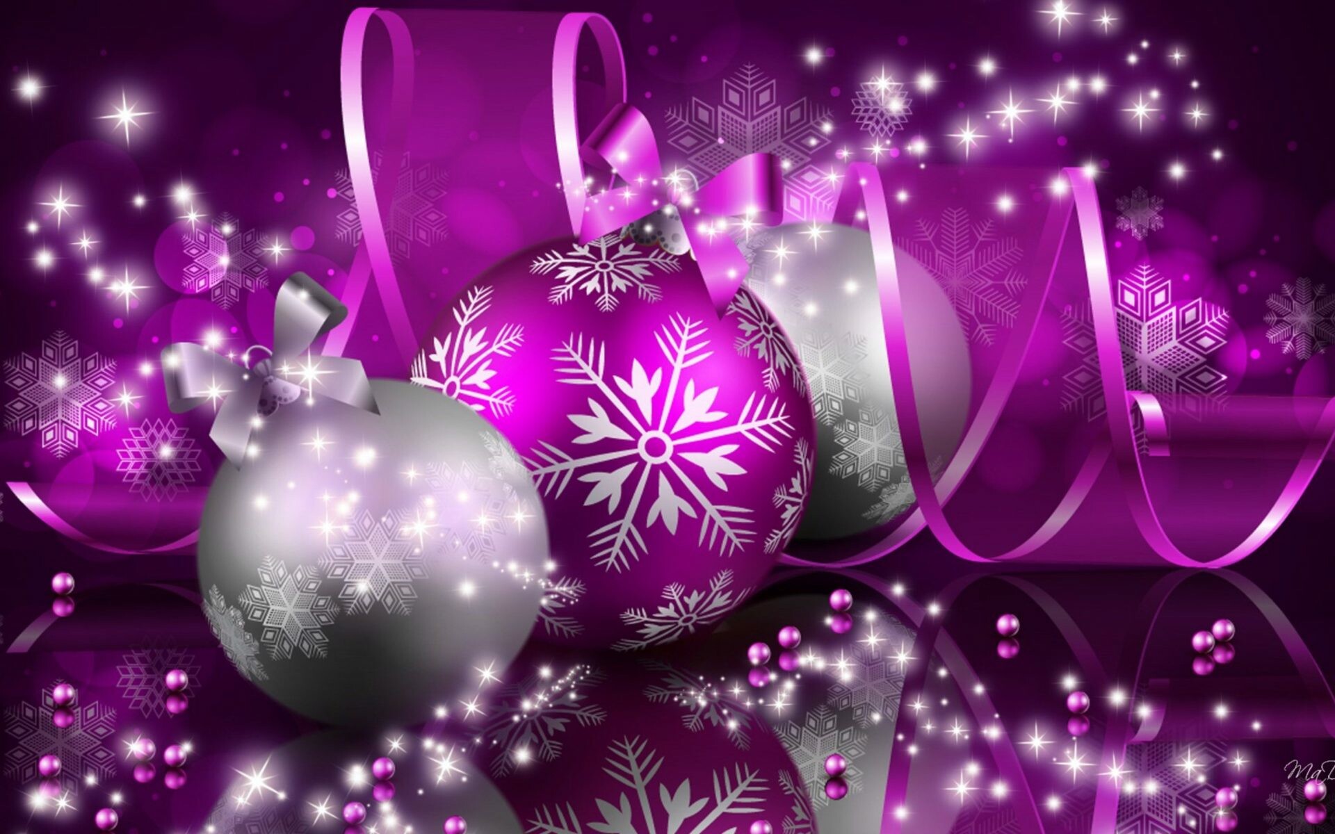 Purple-themed Christmas, Merry decorations, 4k wallpaper, Festive joy, 1920x1200 HD Desktop