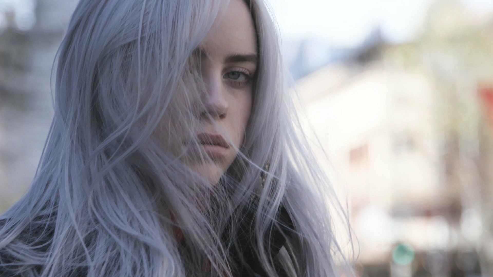 Billie Eilish, Artistic wallpapers, Creative visuals, Music icon, 1920x1080 Full HD Desktop