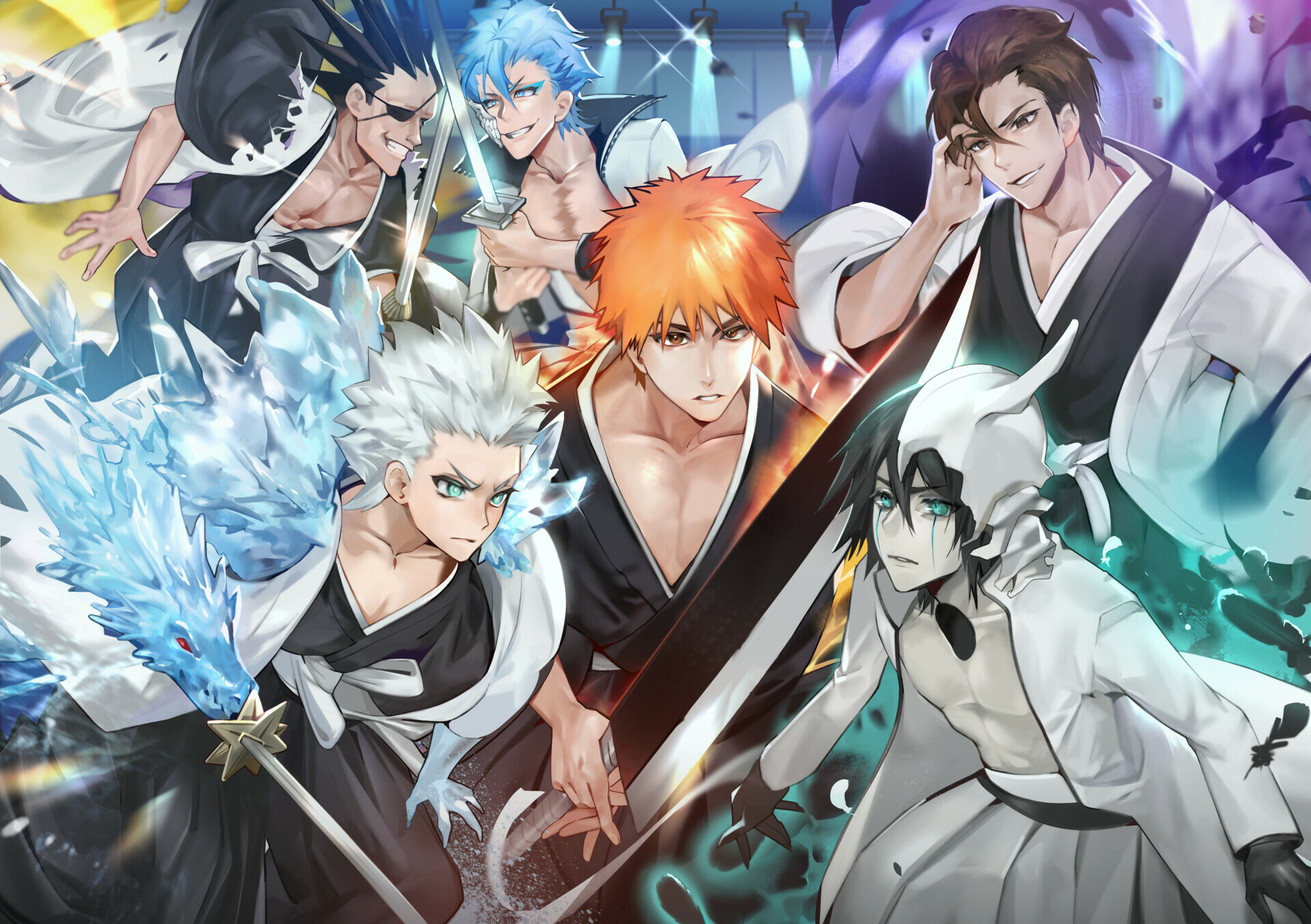 Bleach Brave Souls, Mobile game, Soul Reapers, Hollows, 1920x1360 HD Desktop