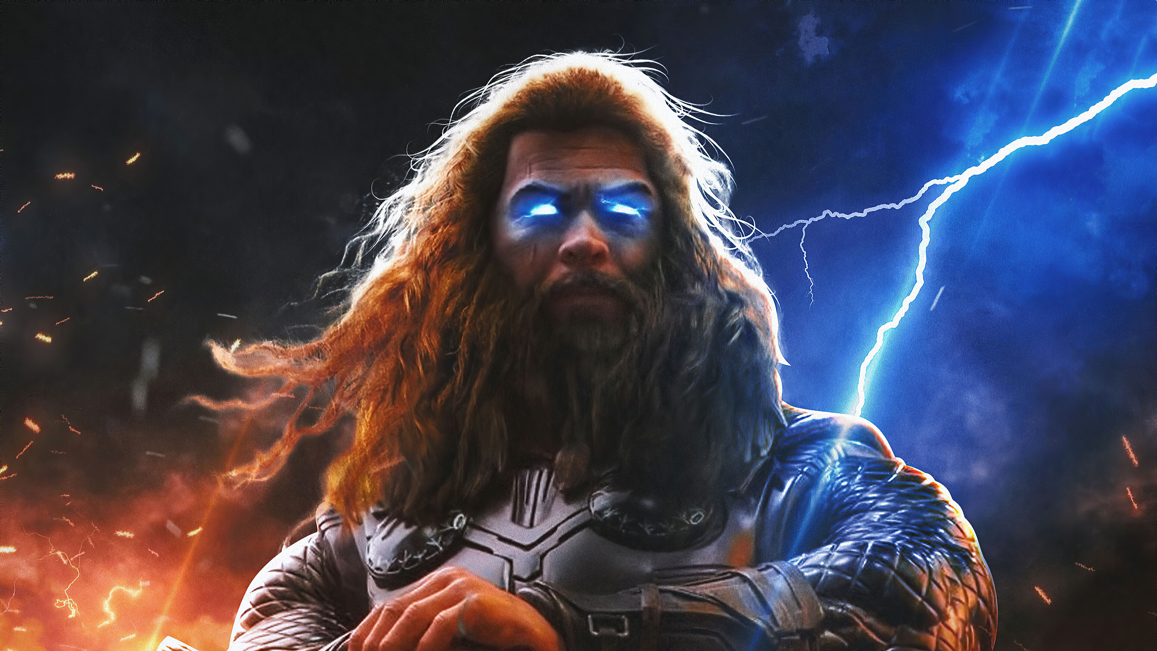 Thor: Love and Thunder, 2021 movie, Superheroes, 3840x2160 4K Desktop