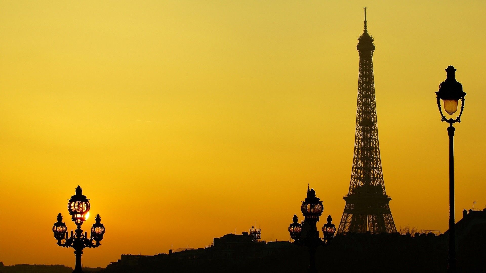 Tumblr wallpaper desktop, 4K images, Paris sunset, Aesthetic appeal, 1920x1080 Full HD Desktop