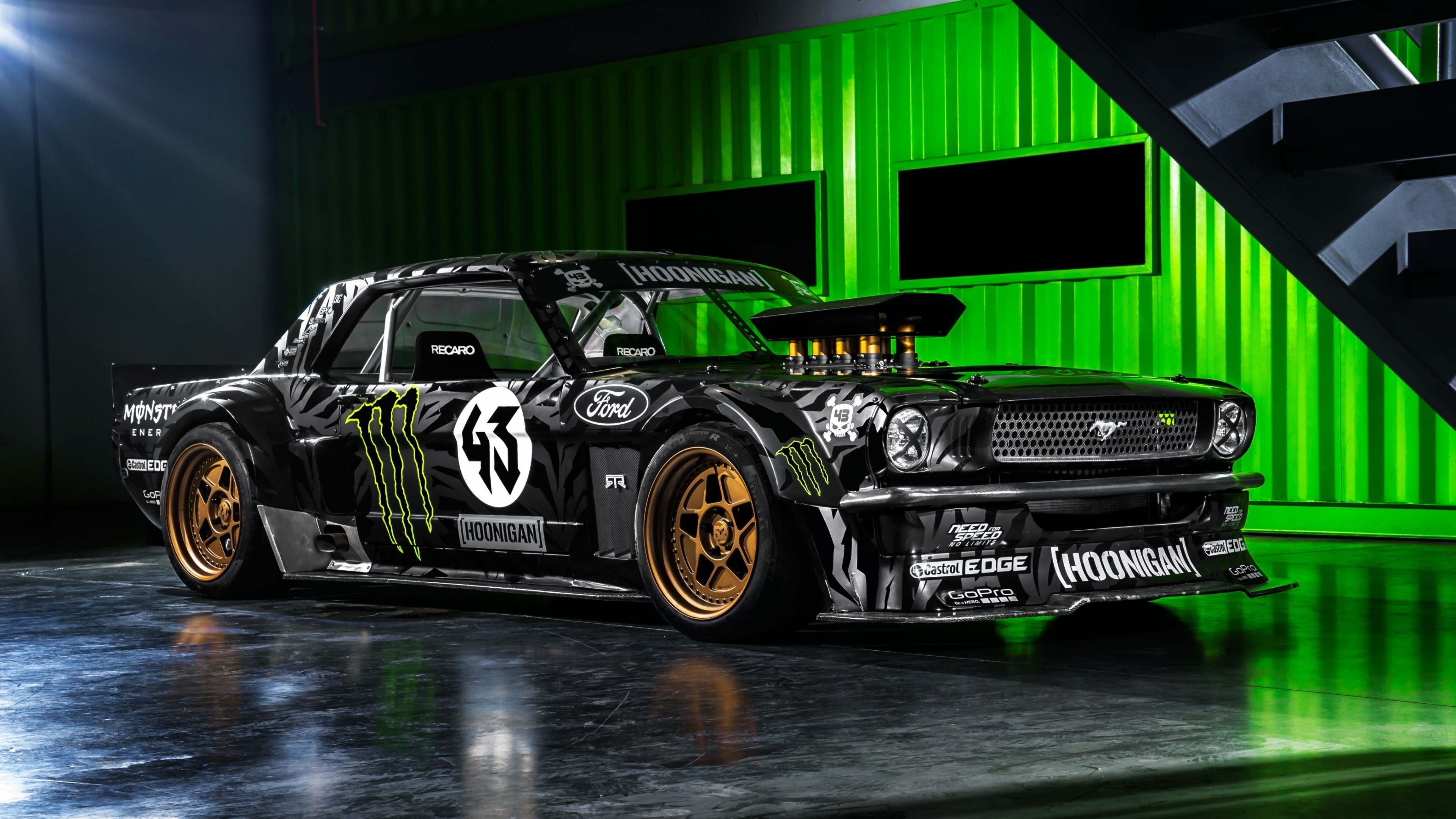 Cars, Photo picture, Ford Mustang Hoonigan, 3840x2160 4K Desktop