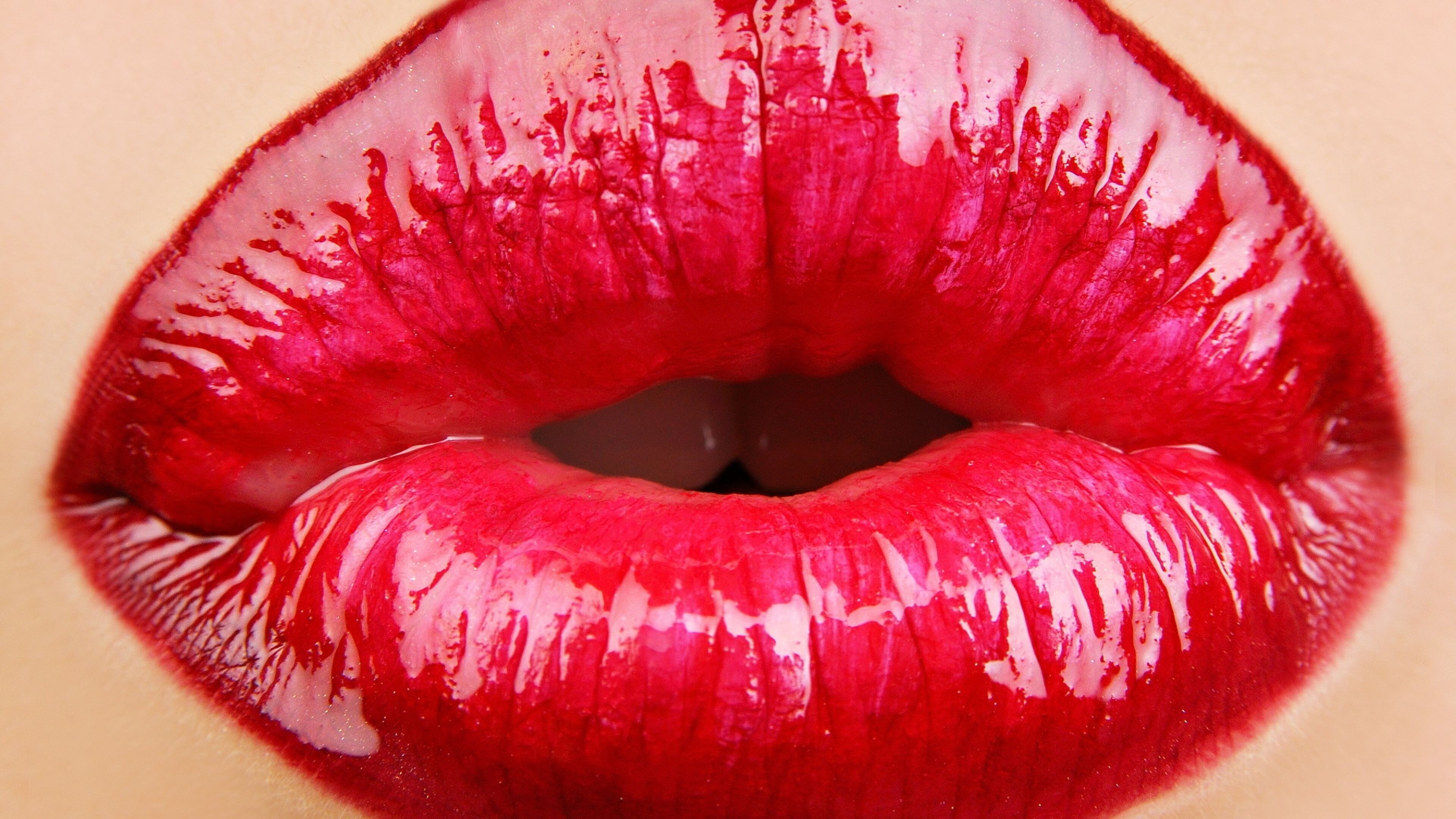 Lipstick, Full lips wallpapers, 3840x2160 4K Desktop