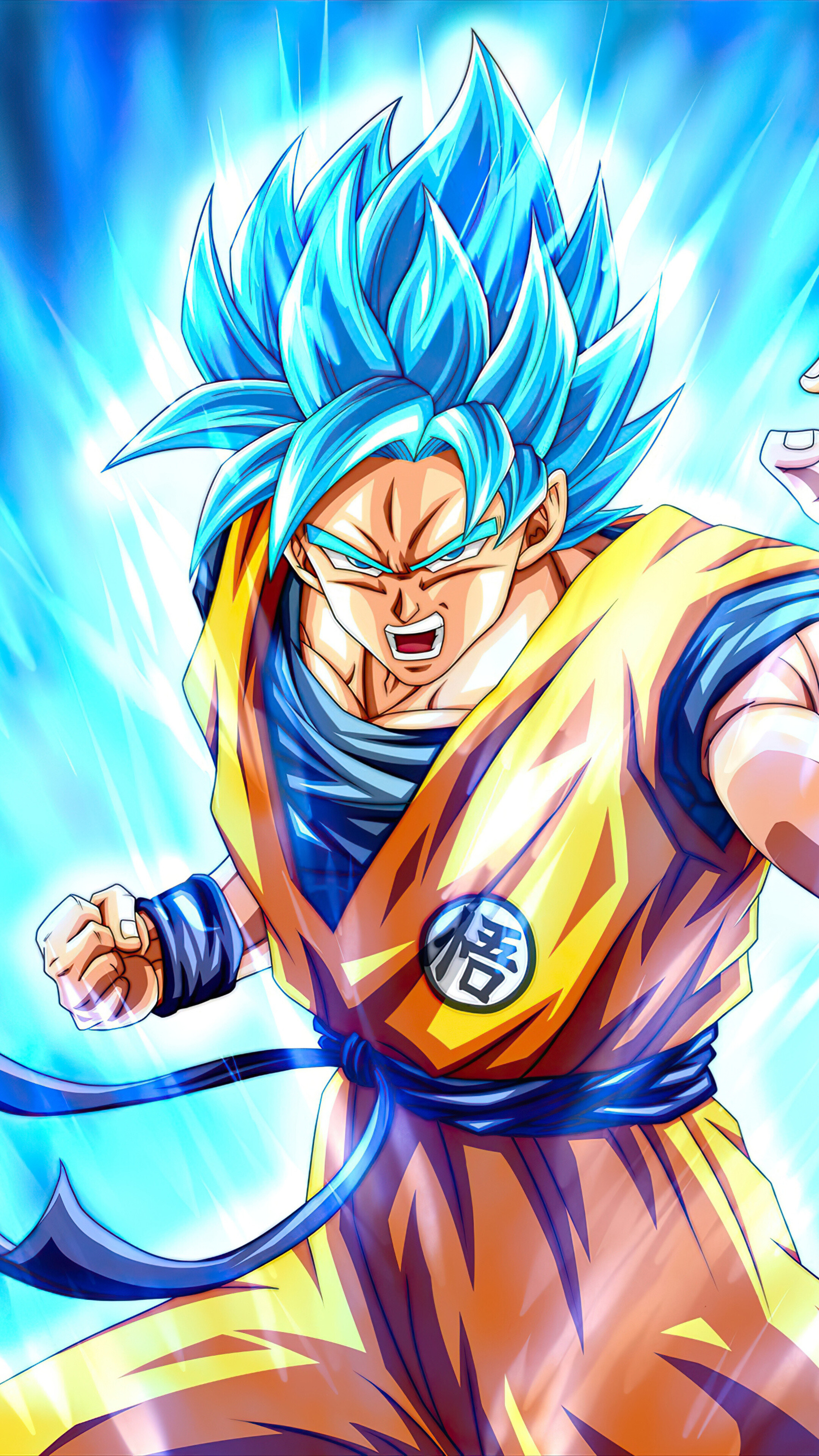 Dragon Ball, Son Goku, 4K Sony Xperia, Power unleashed, 2160x3840 4K Phone