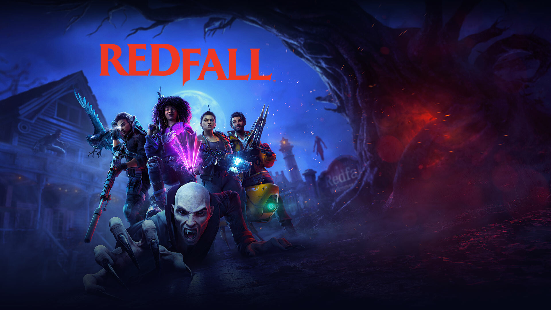 Redfall, Xbox game, Vampires, Supernatural setting, 1920x1080 Full HD Desktop