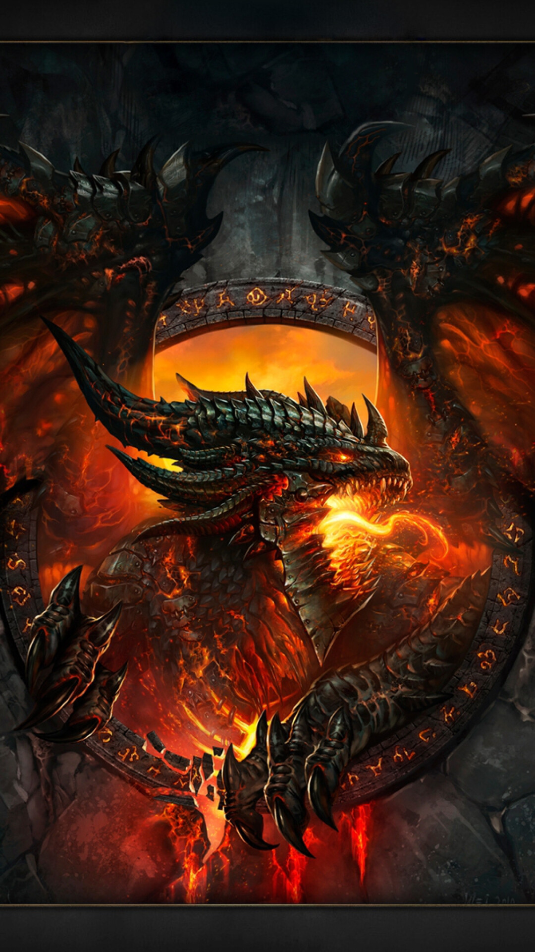 Magical dragon, Enchanted realm, Mythical world, Mystical charm, 1080x1920 Full HD Phone