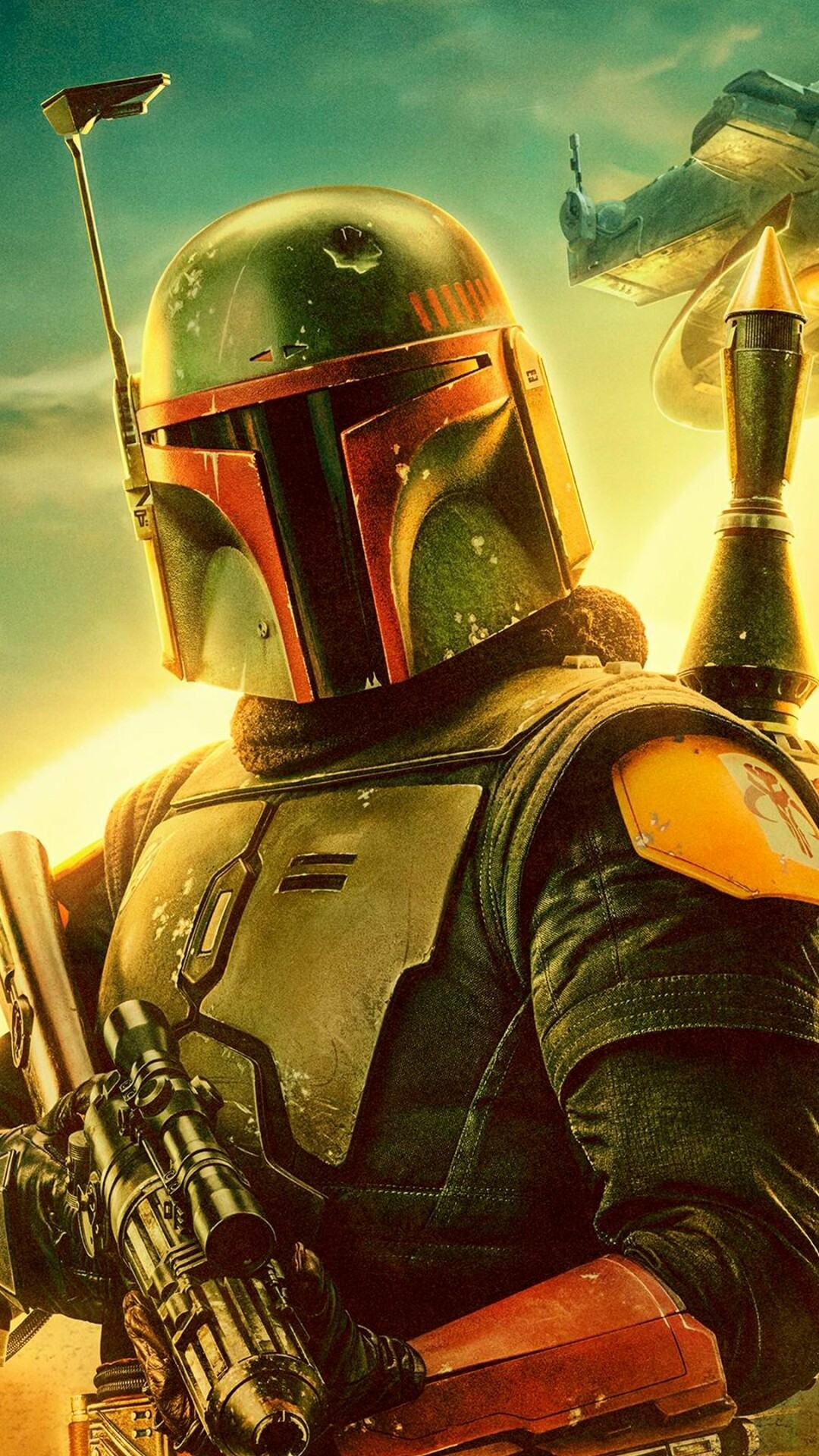 Boba Fett, The Book of Boba Fett Wallpaper, 1080x1920 Full HD Phone