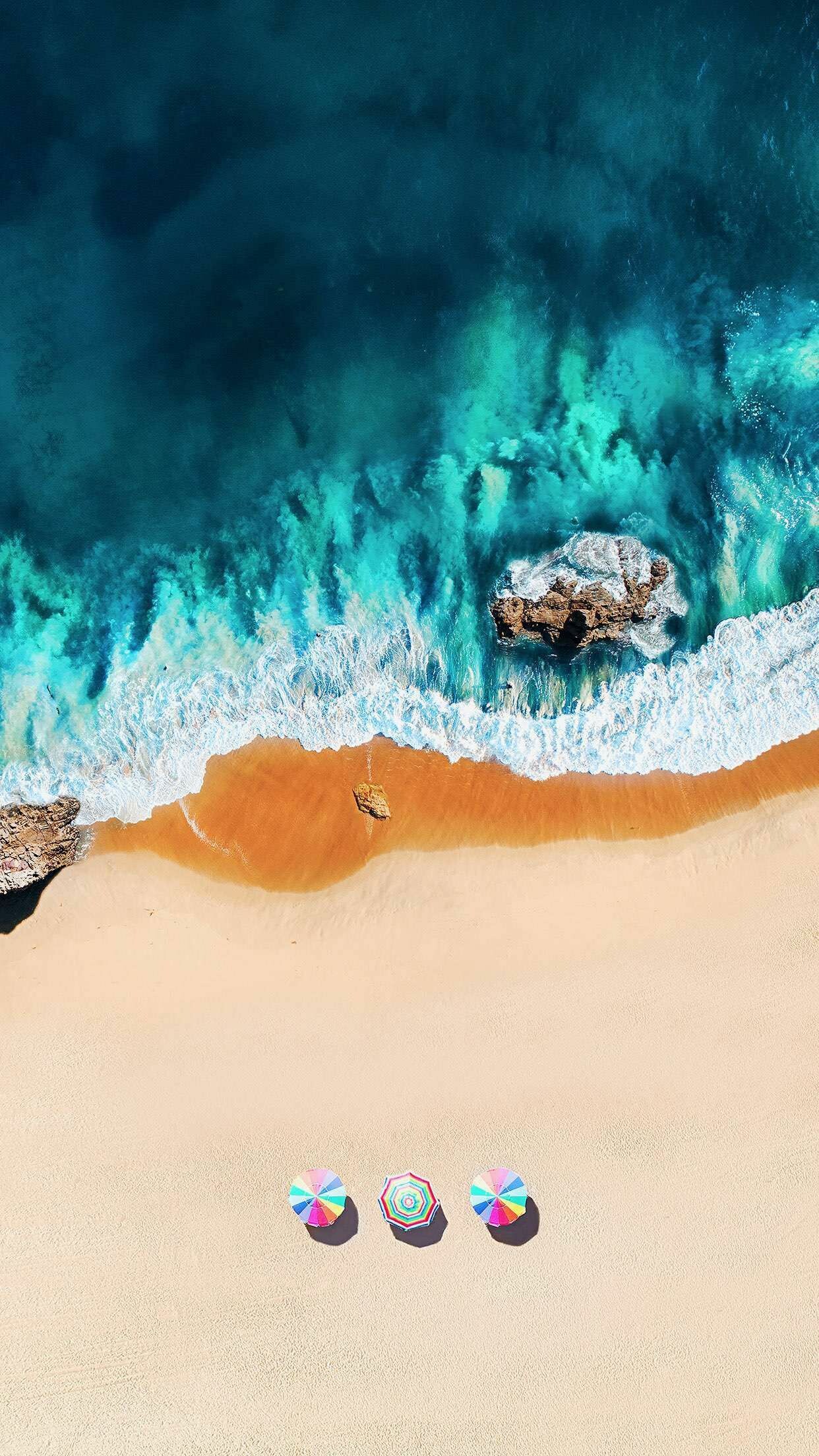 iPhone XR wallpaper, Beach scenery, Stunning nature, Home screen, 1250x2210 HD Phone