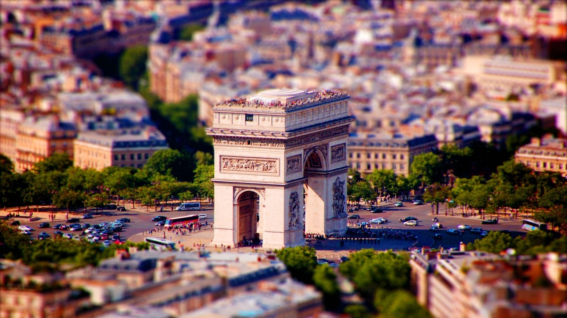 Arc de Triomphe de l'Etoile, Paris Wallpaper, 1920x1080 Full HD Desktop