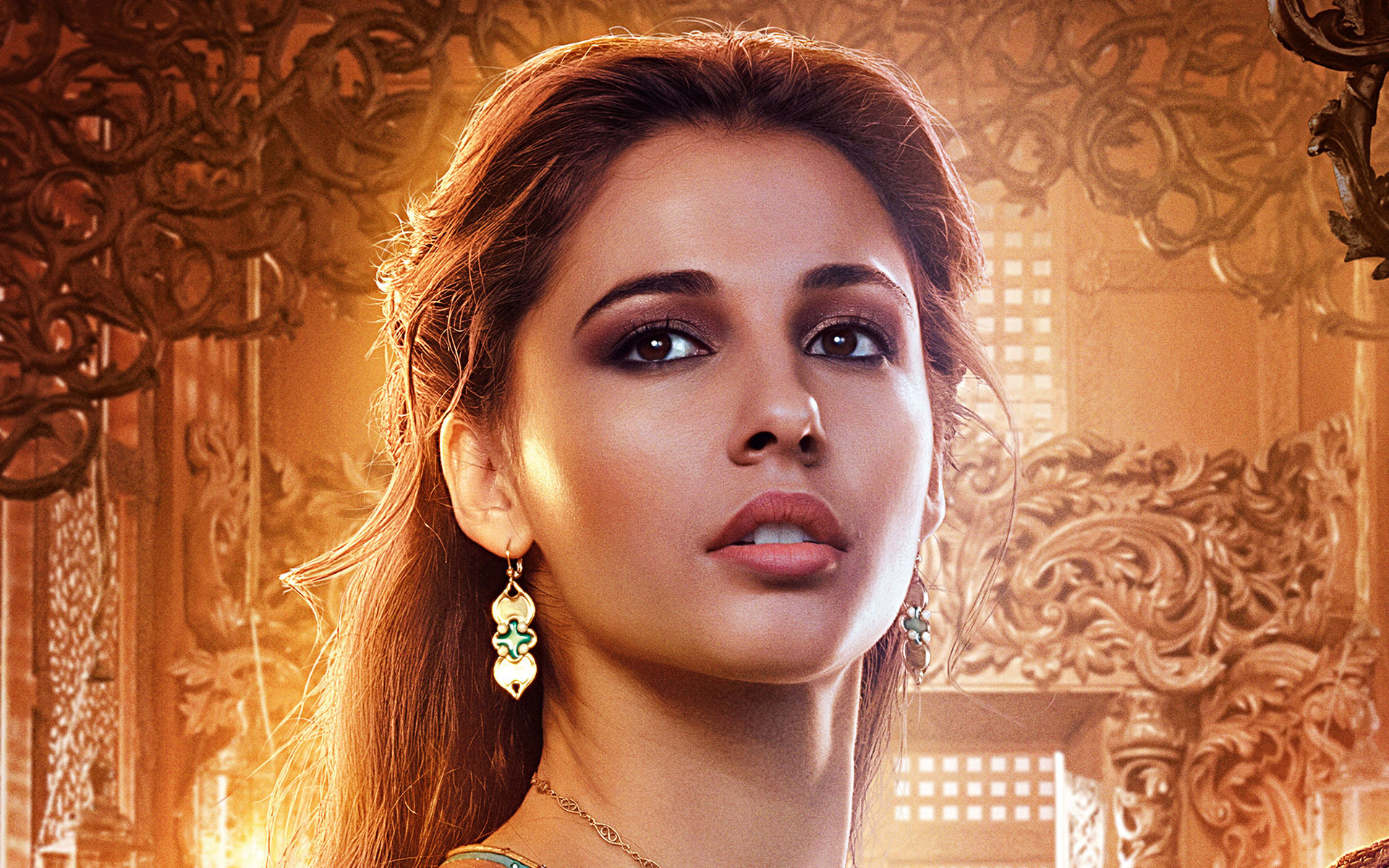 Naomi Scott, Princess Jasmine wallpapers, 1920x1200 HD Desktop