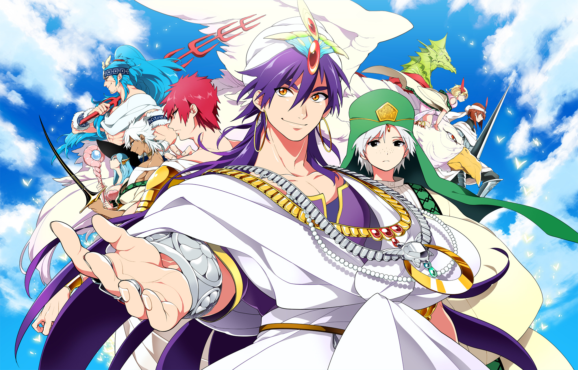 Magi, Labyrinth of Magic, Wallpapers, Anime, 2000x1290 HD Desktop