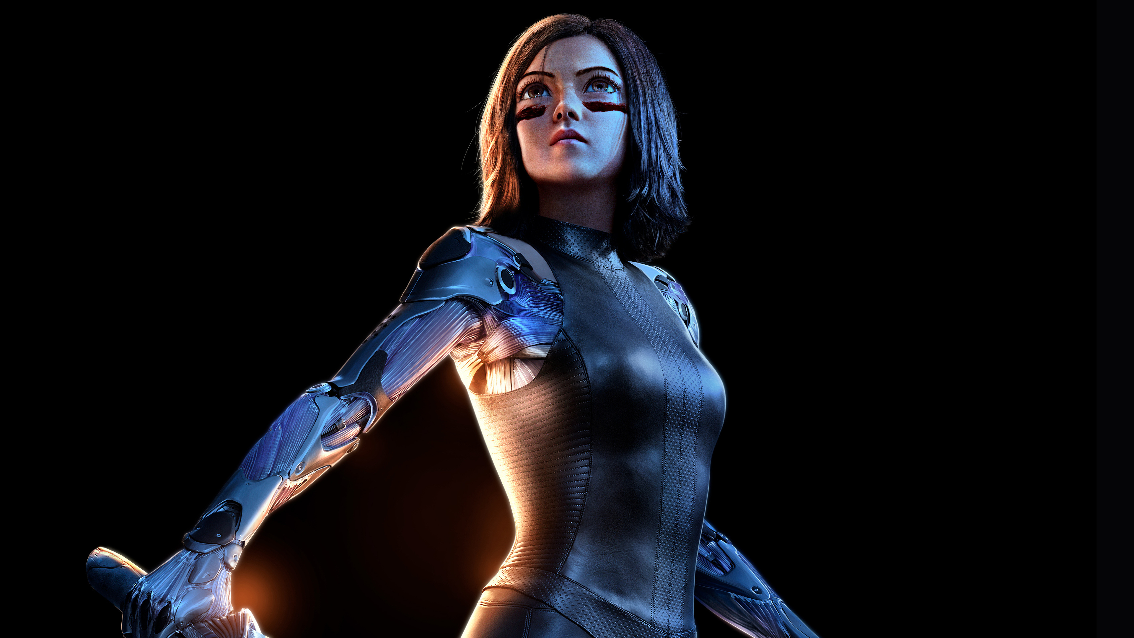 Alita, Battle Angel, Movie wallpaper, 3840x2160 4K Desktop