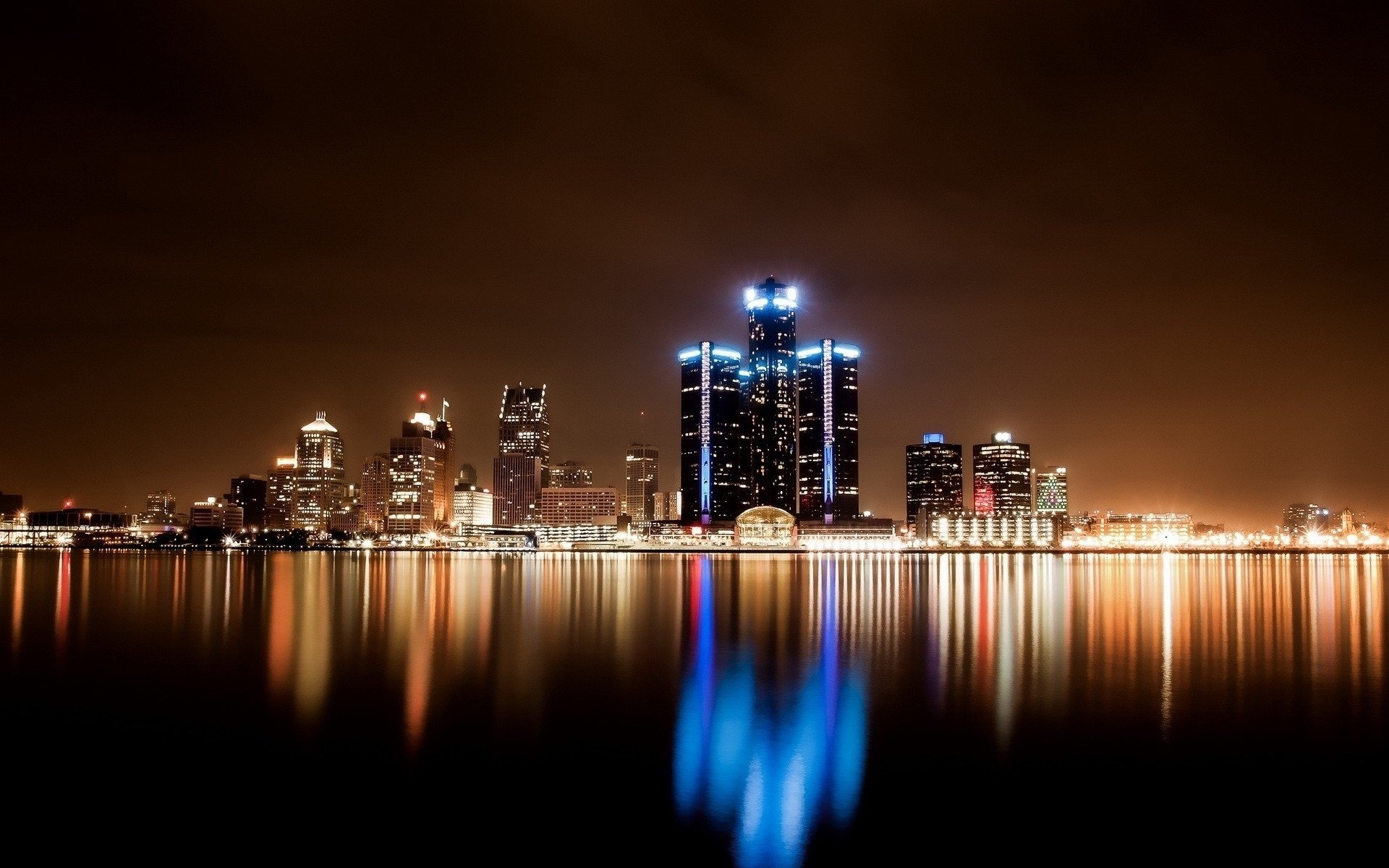 Detroit skyline, High quality wallpapers, Architectural marvel, Urban beauty, 1920x1200 HD Desktop