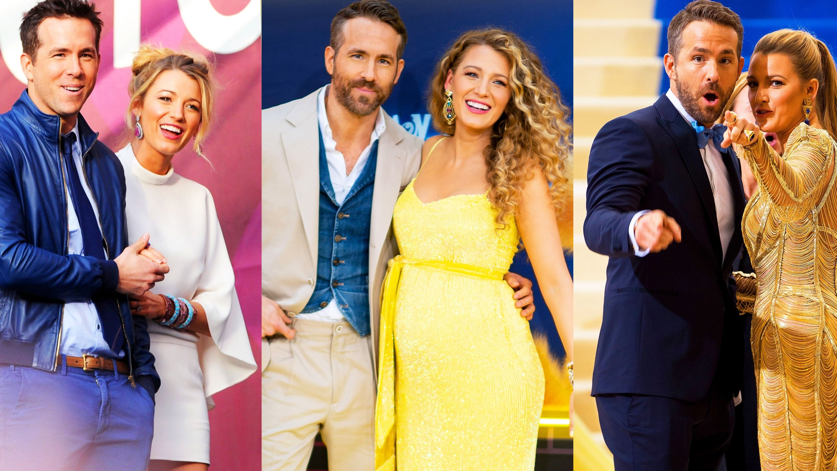 Blake Lively, Ryan Reynolds, cutest moments, all time, 3420x1920 HD Desktop