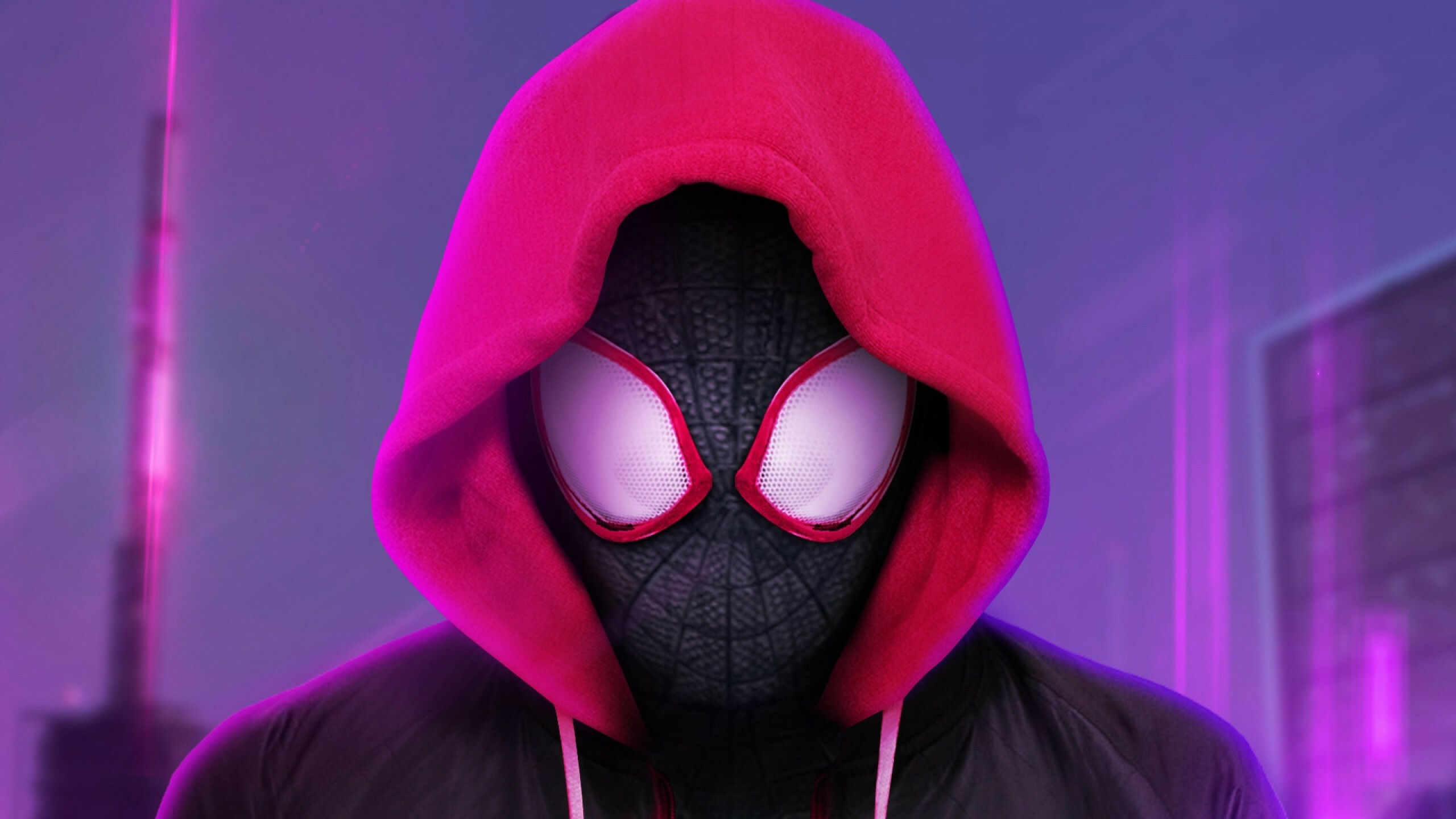 Download Spider-Man: Into the Spider-Verse wallpapers for iMac 27 inch, Striking wallpaper, High resolution, Immersive visuals, 2560x1440 HD Desktop