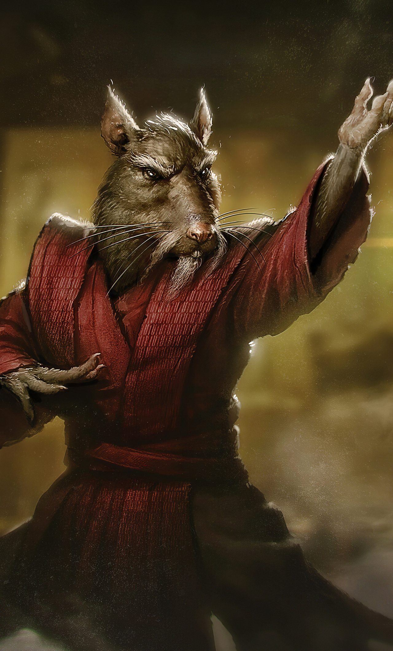 Splinter, TMNT master splinter, 4k iPhone 6, HD wallpapers, 1280x2120 HD Phone