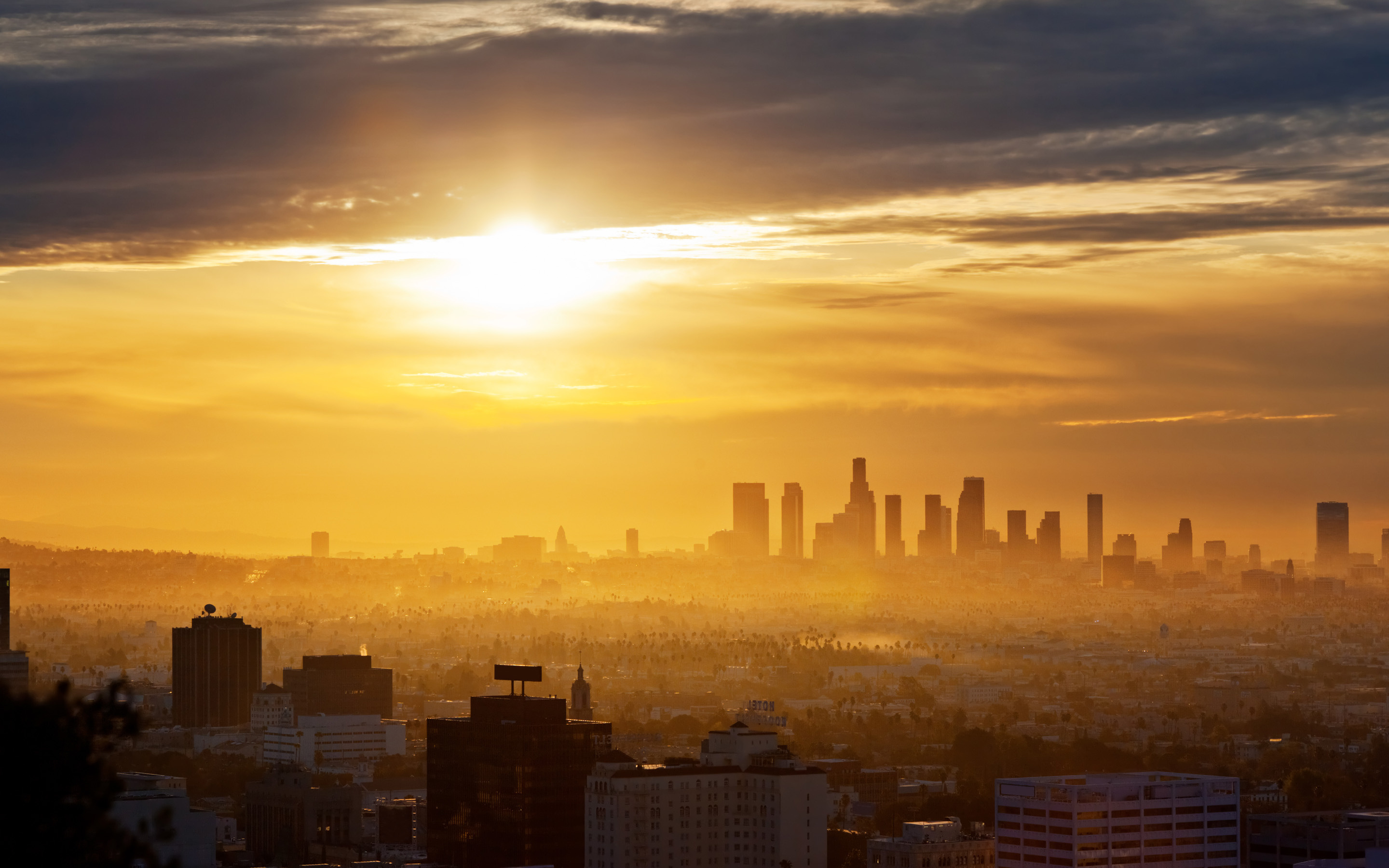 Hollywood Skyline, Travels, Los Angeles, Film Industry, 2880x1800 HD Desktop