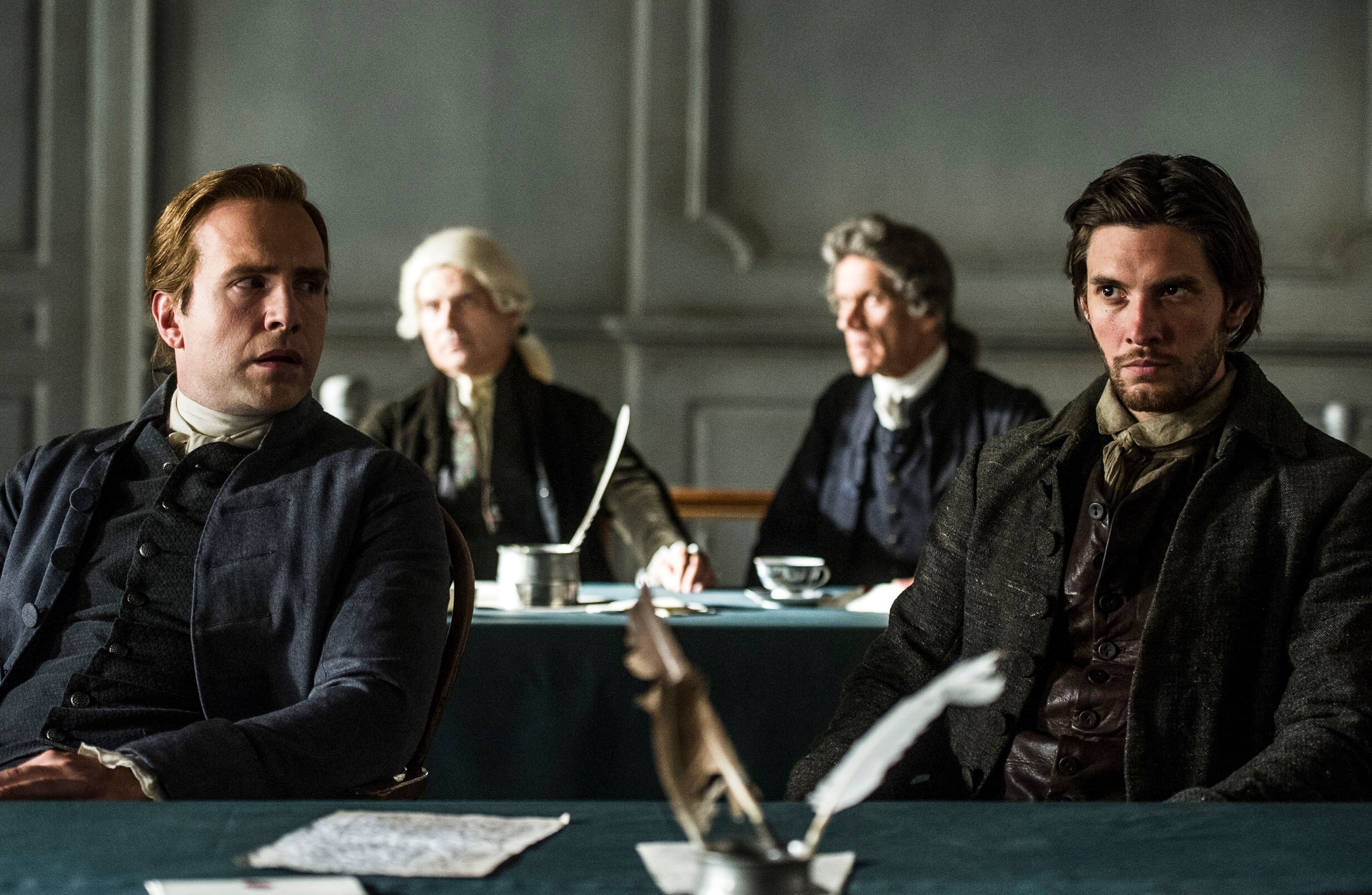 Rafe Spall, Sons of Liberty, Ben Barnes, Interview, 3000x1960 HD Desktop