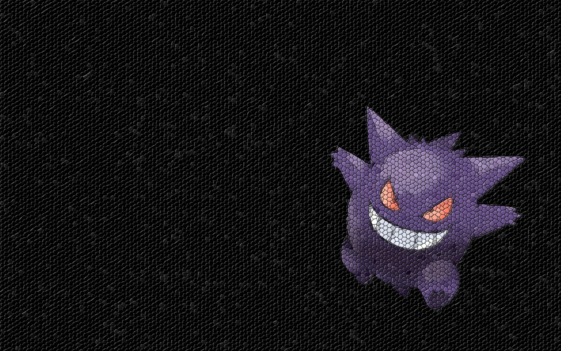 Mischievous Gengar, Ghost type Pokmon, Shadowy figure, Haunting presence, 1920x1200 HD Desktop